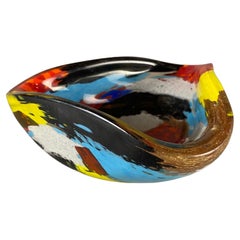 Cuenco de cristal de Murano "Oriente" de Dino Martens para Aureliano Toso, años 50