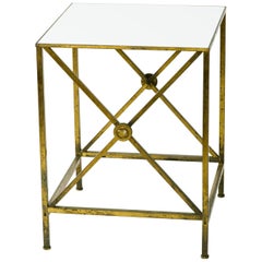 1950s Directoire Brass Side Table
