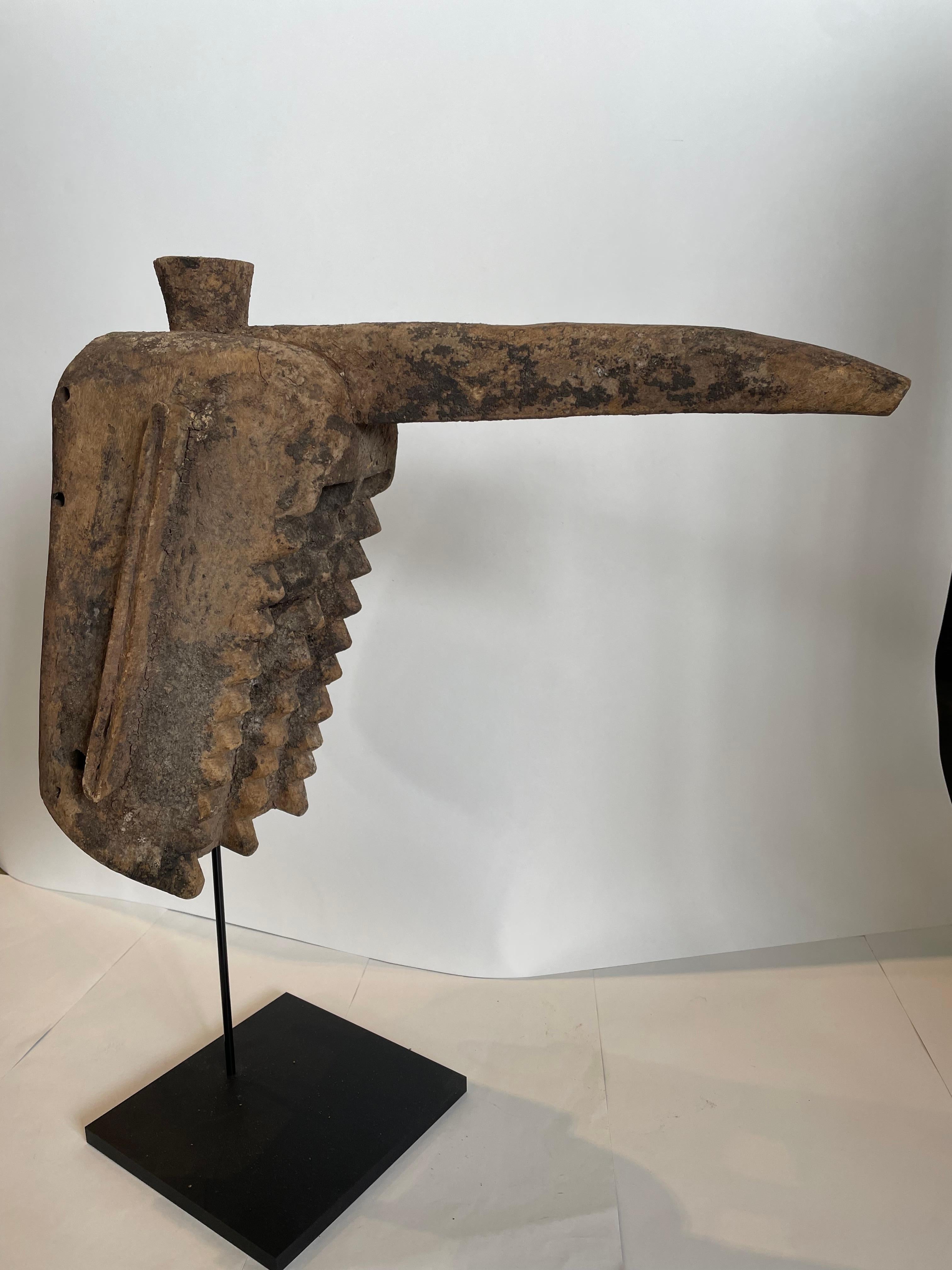 Máscara de danza africana Dogon de 1950 Africano en venta