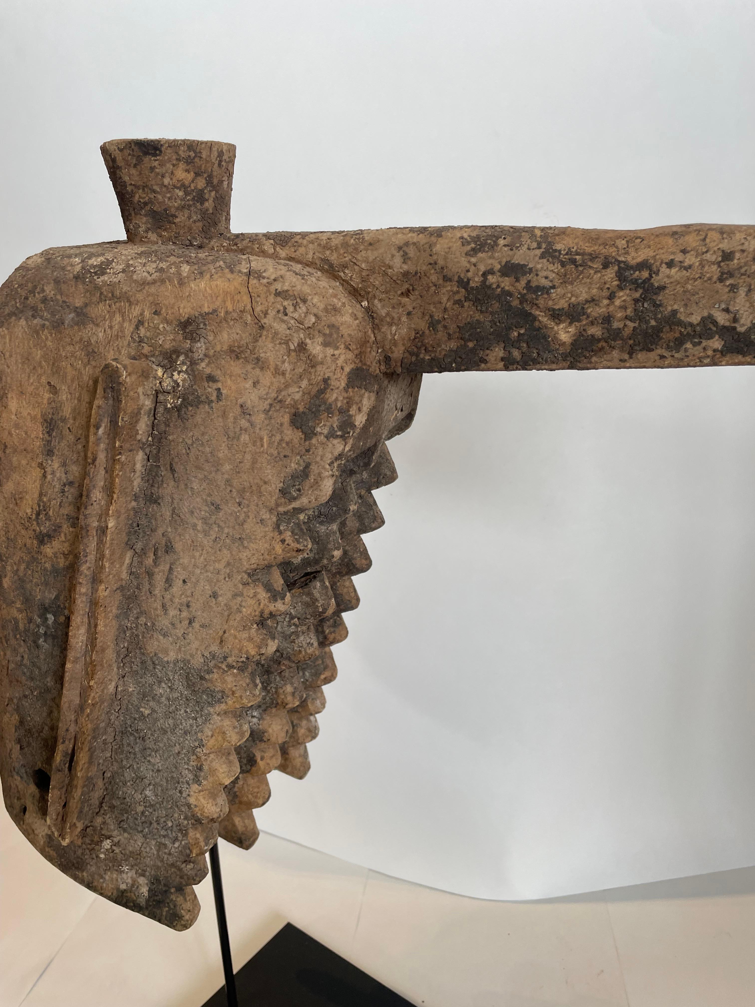 Máscara de danza africana Dogon de 1950 en Bueno estado para la venta en Dallas, TX