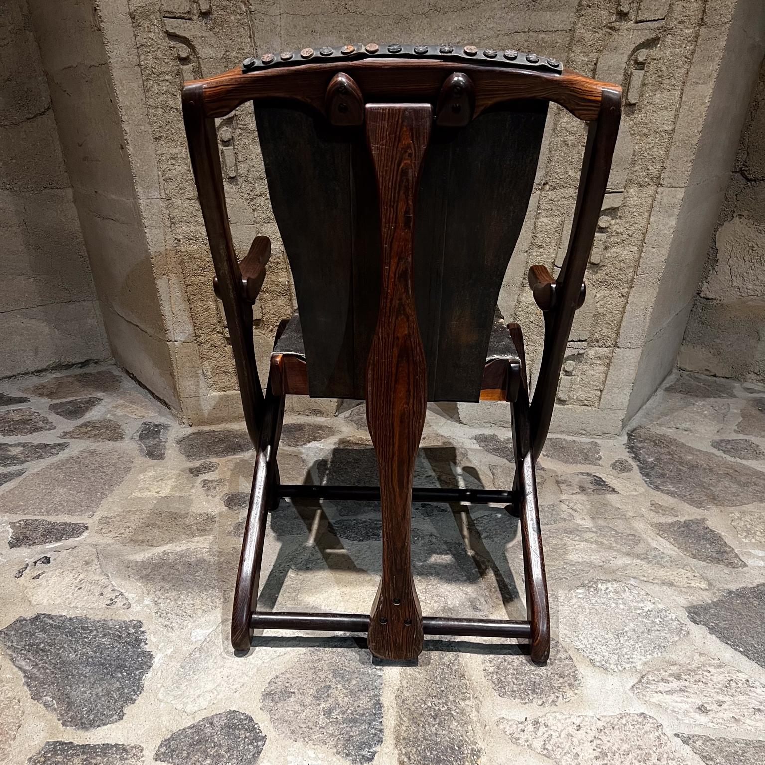 1950s Don Shoemaker Silla y Taburete Estilo Tijera México en venta 6