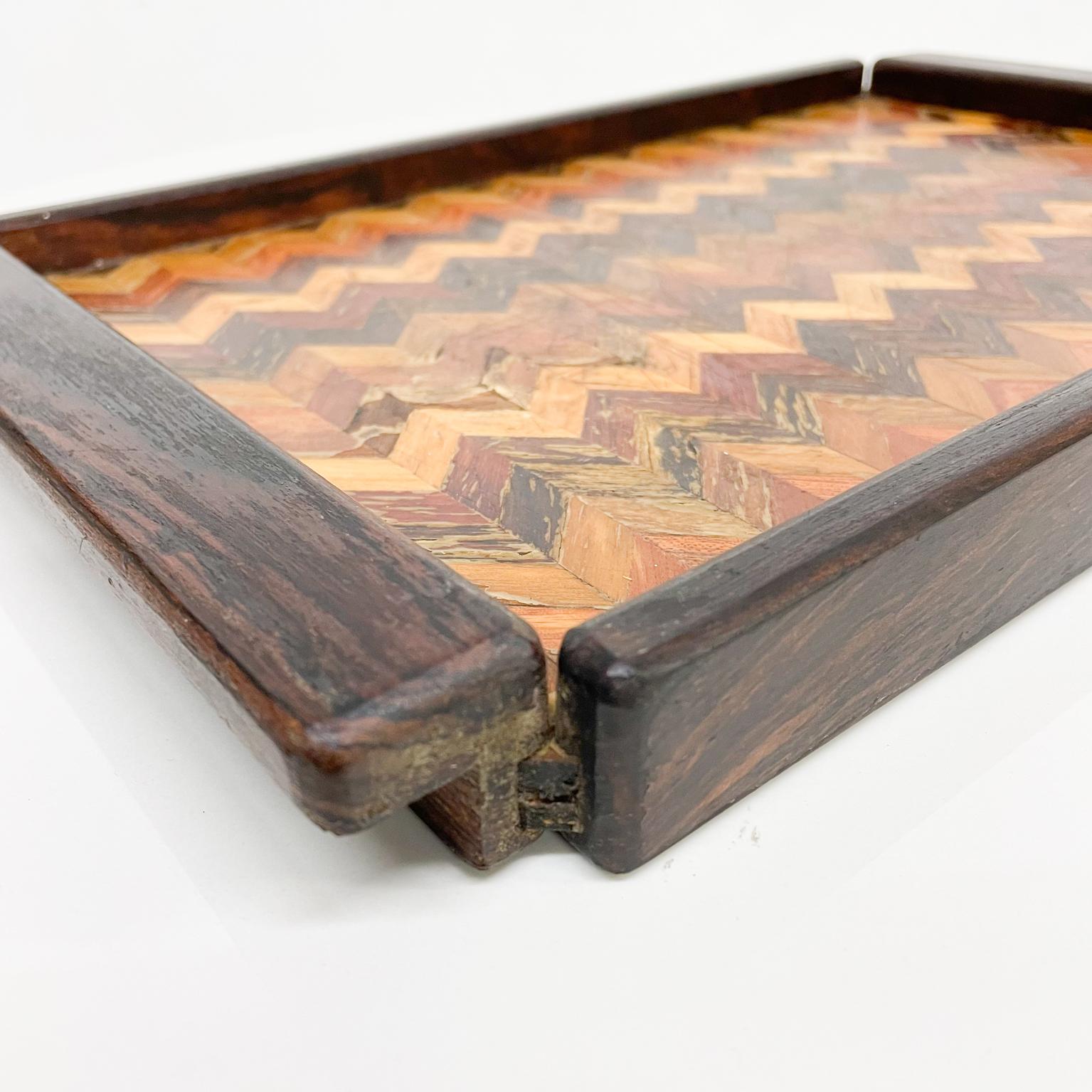 1950s Don Shoemaker Señal Serving Tray in Cocobolo Exotic Wood from Mexico 3