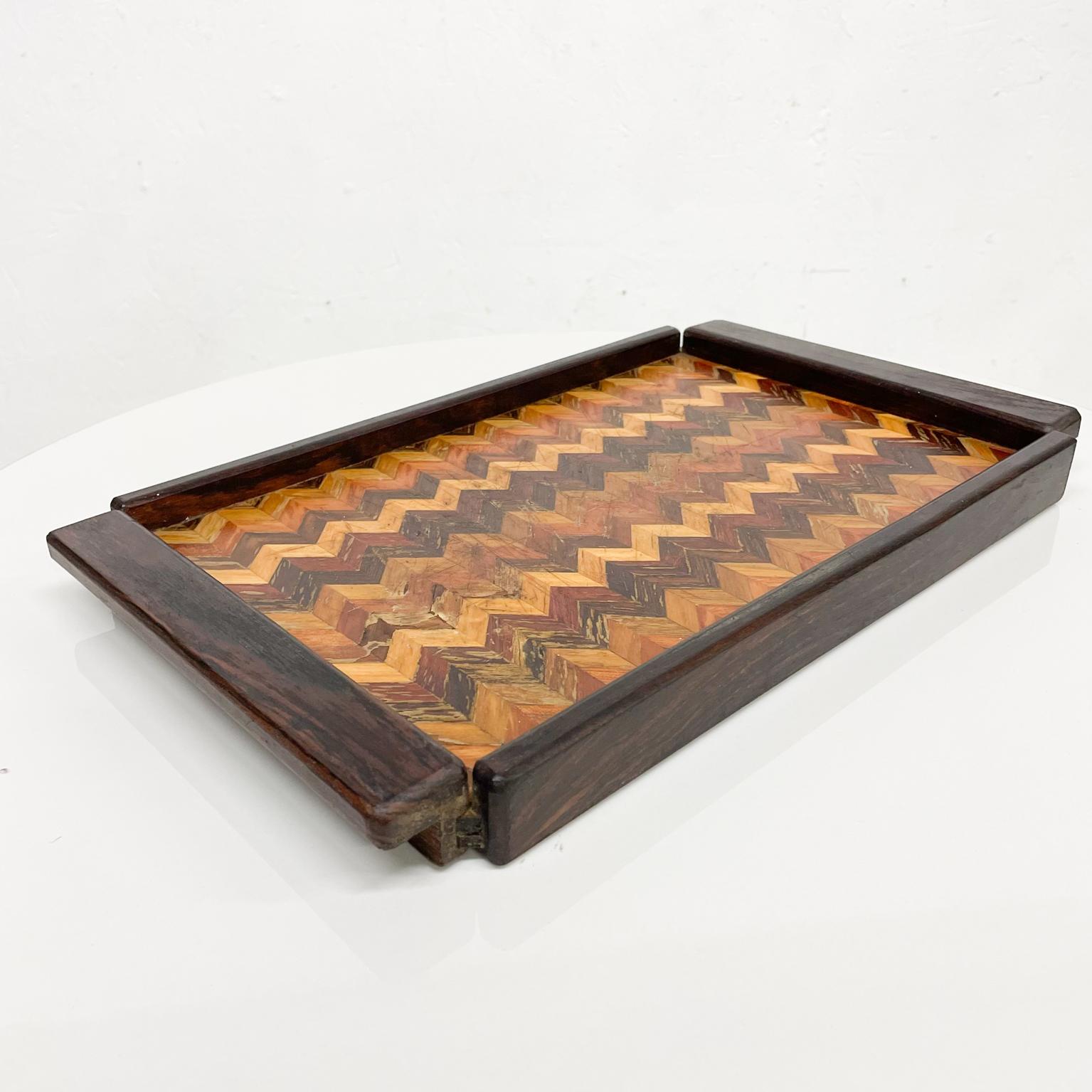 1950s Don Shoemaker Señal Serving Tray in Cocobolo Exotic Wood from Mexico 2