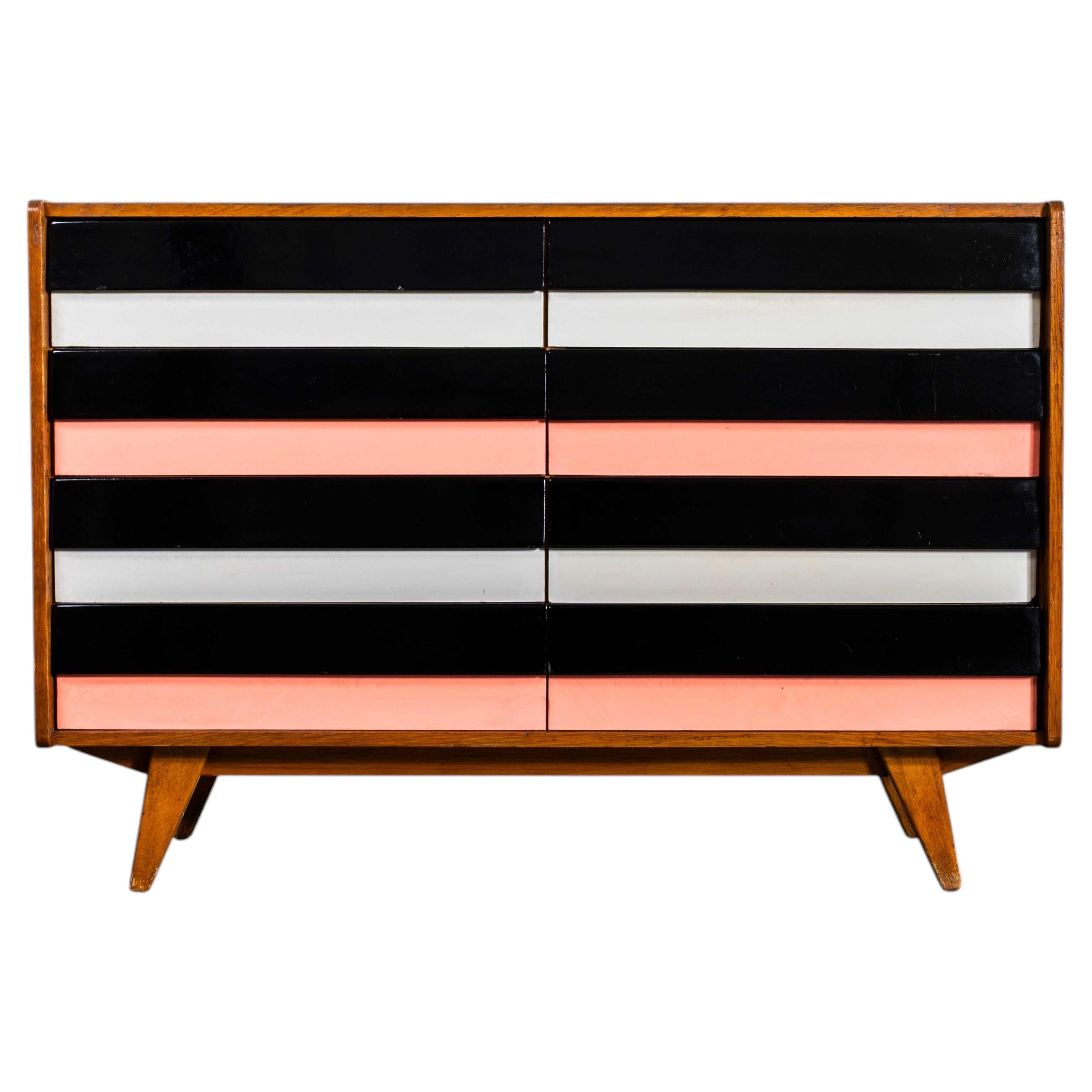 1950’s Double Drawer Cabinet – By Jiri Jiroutek For Interieur Praha