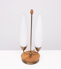 1950s  Double  shade Table lamp Philips