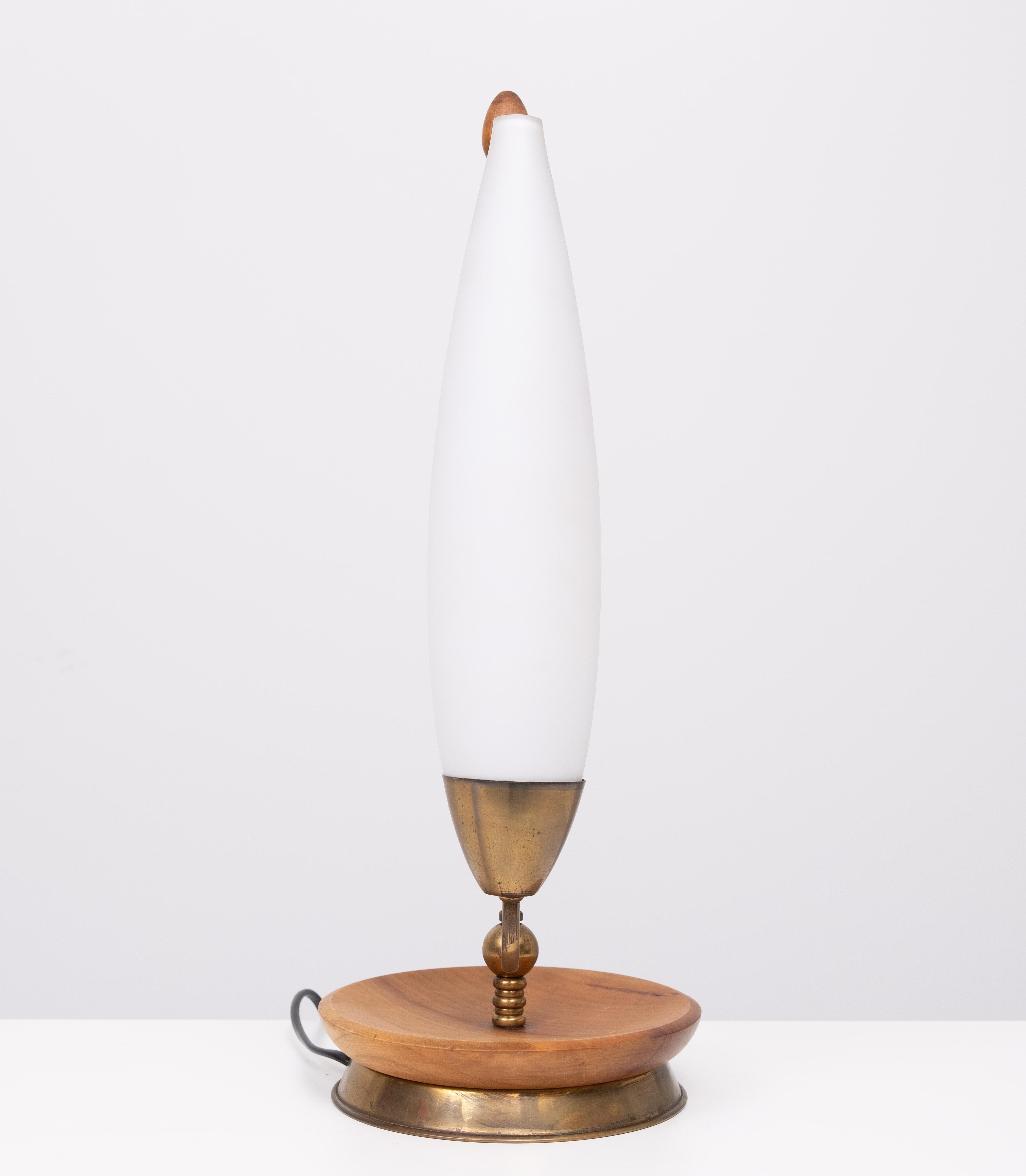 Mid-Century Modern 1950s  Double  shade Table lamp Philips For Sale