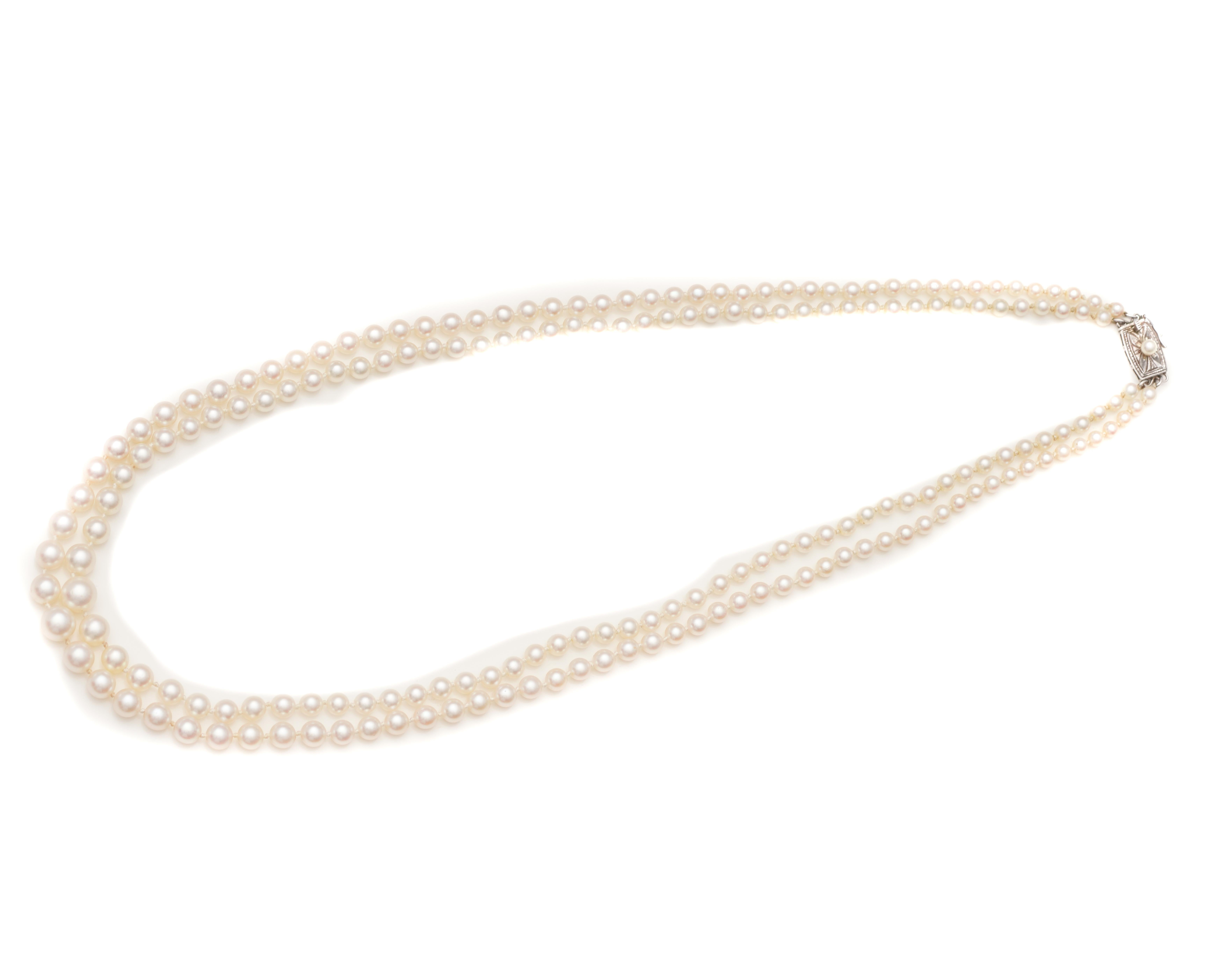 pearl necklace clasp types