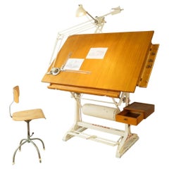 1950s Drafting Table by Nestler