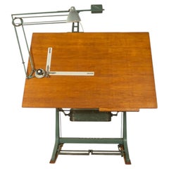 1950s drafting table by Nestler, vintage