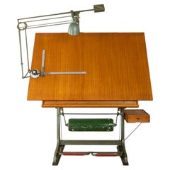 1950s Drafting Table, Nestler, Vintage