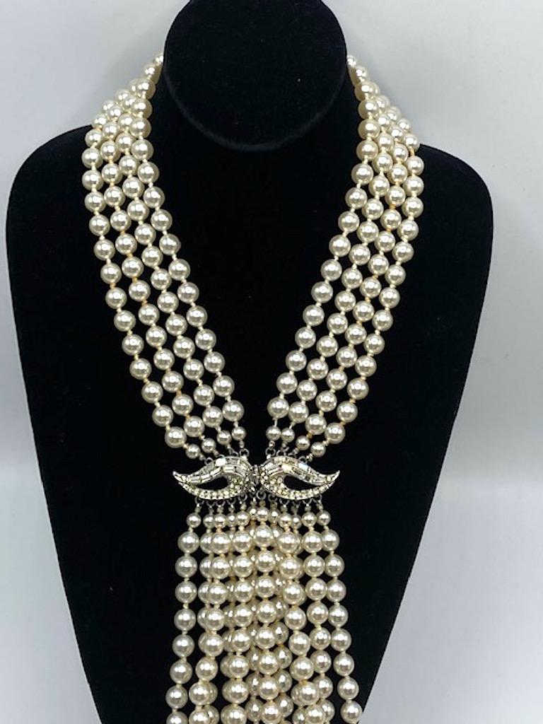 pearl waterfall necklace