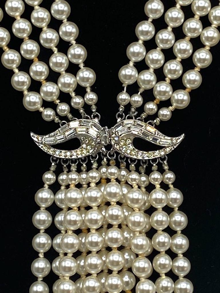 waterfall pearl necklace
