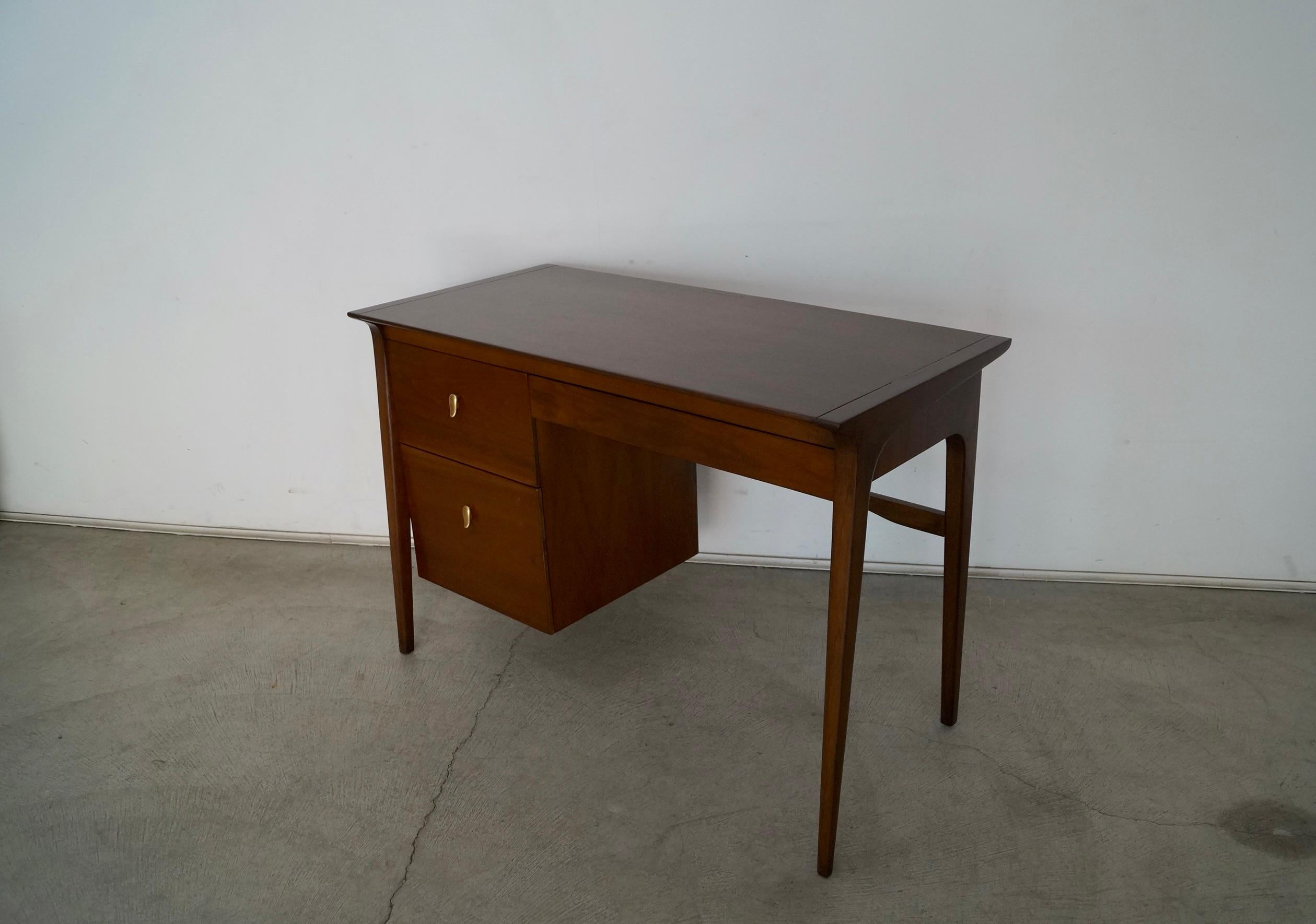 Mid-Century Modern 1950s Drexel Profile Desk by John Van Koert