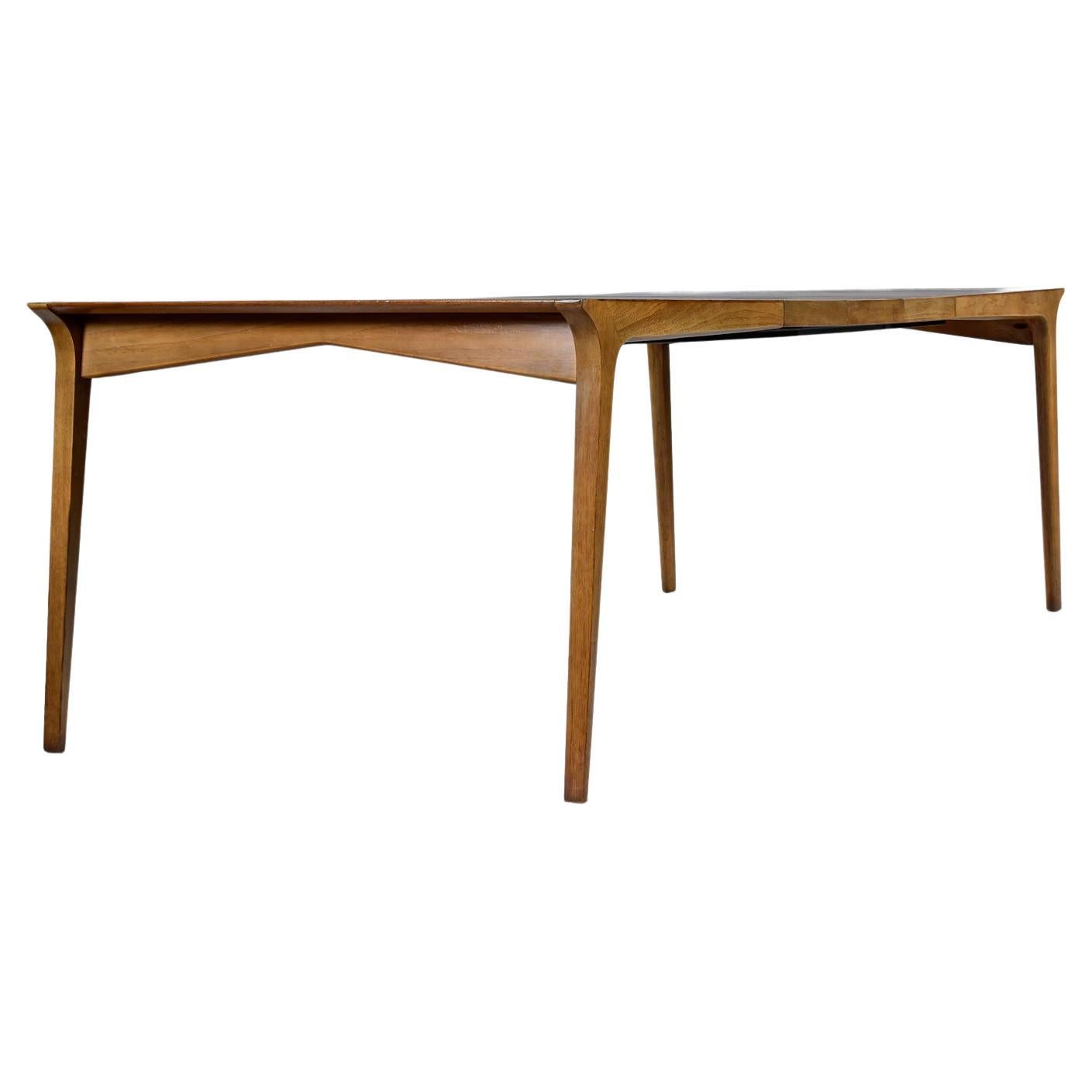 Mid-20th Century 1950's Drexel Profile K44 Extending Dining Table by John Van Koert For Sale