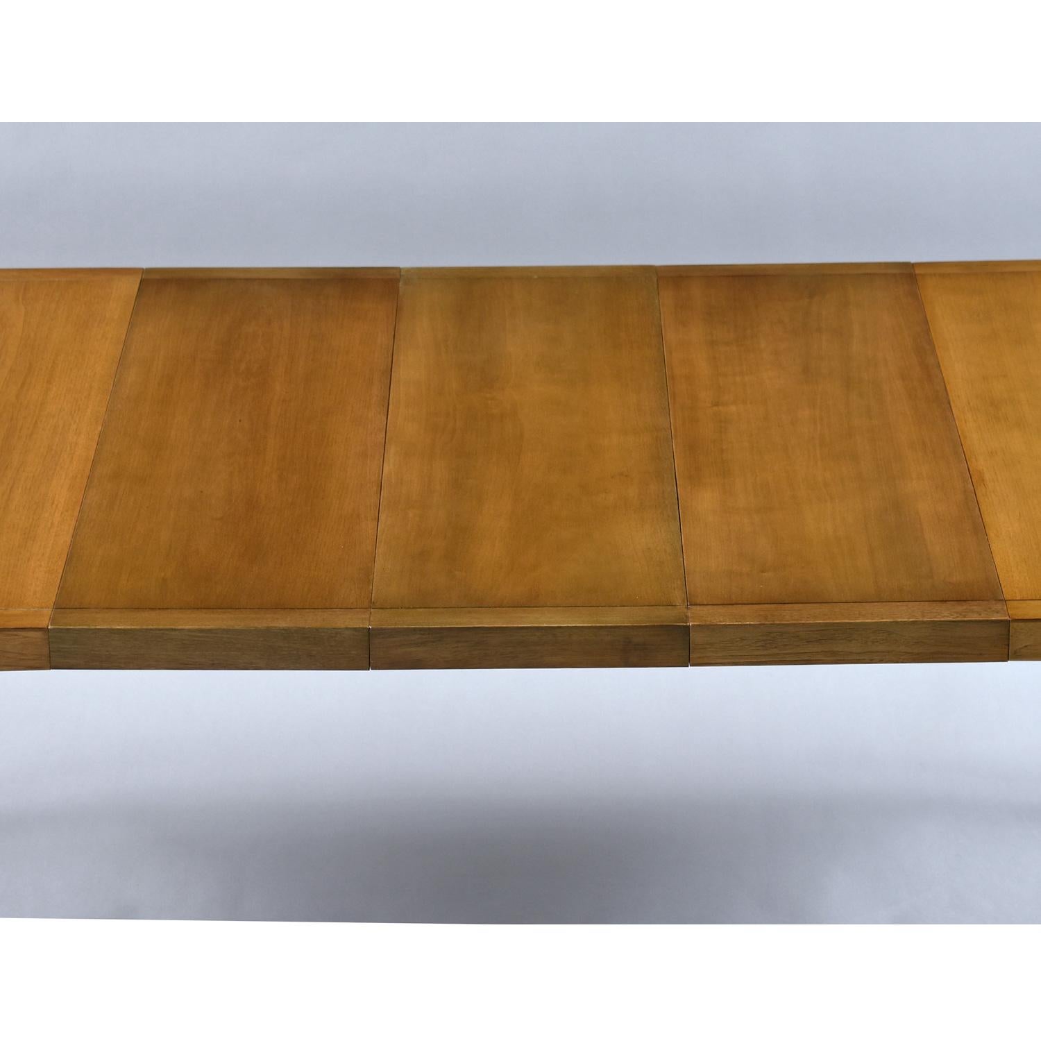 1950's Drexel Profile K44 Extending Dining Table by John Van Koert For Sale 2