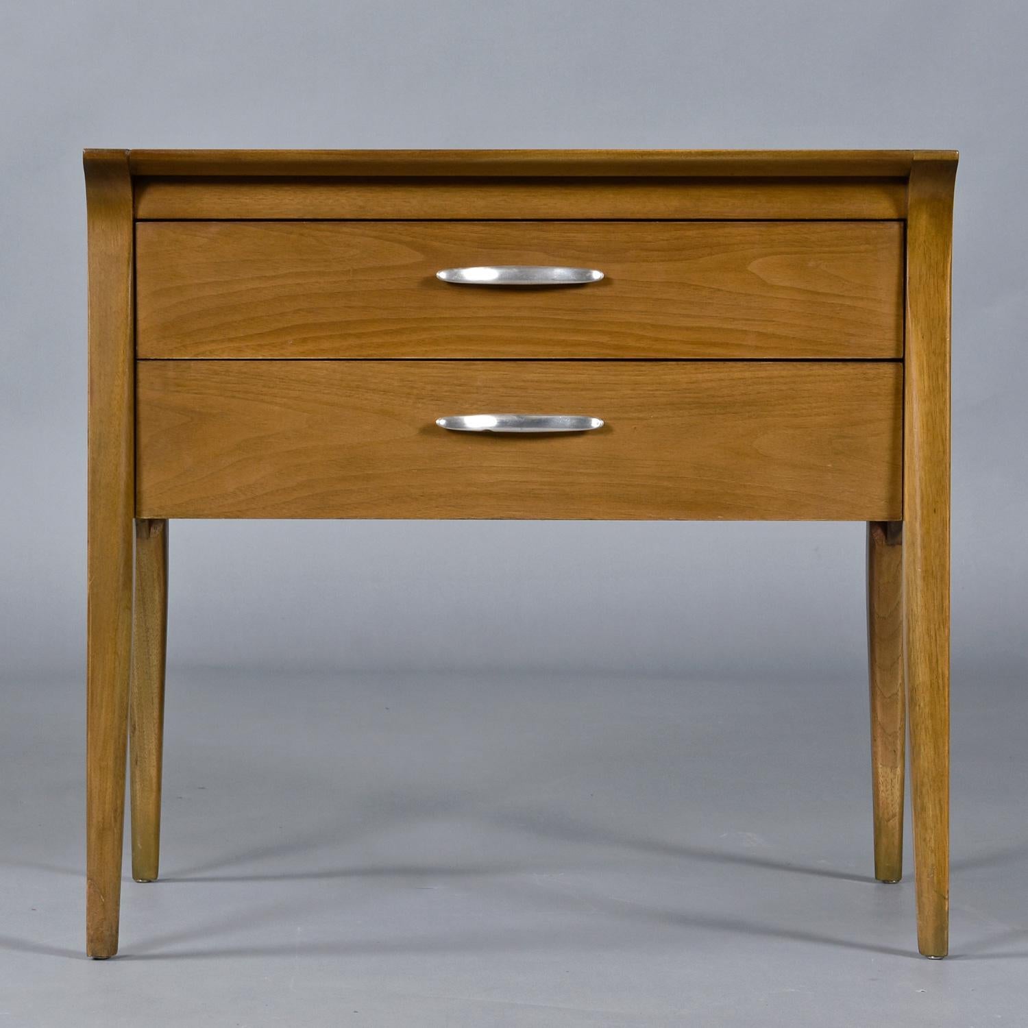 1950's Drexel Profile K75 End Chest Bedside Lamp Tables by John Van Koert 2