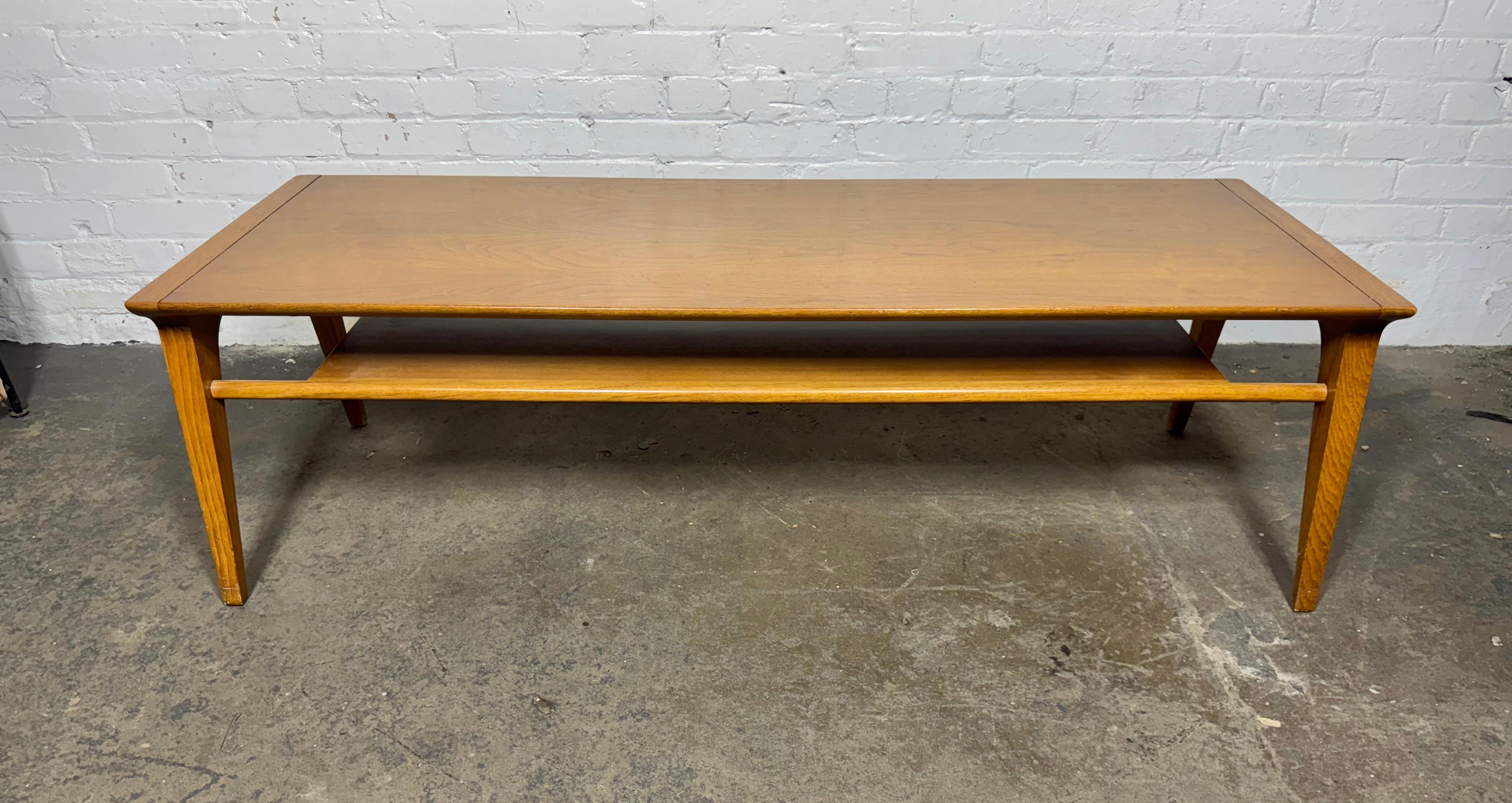 1950's Drexel Profile K92 Cocktail Coffee Table by John Van Koert For Sale 4