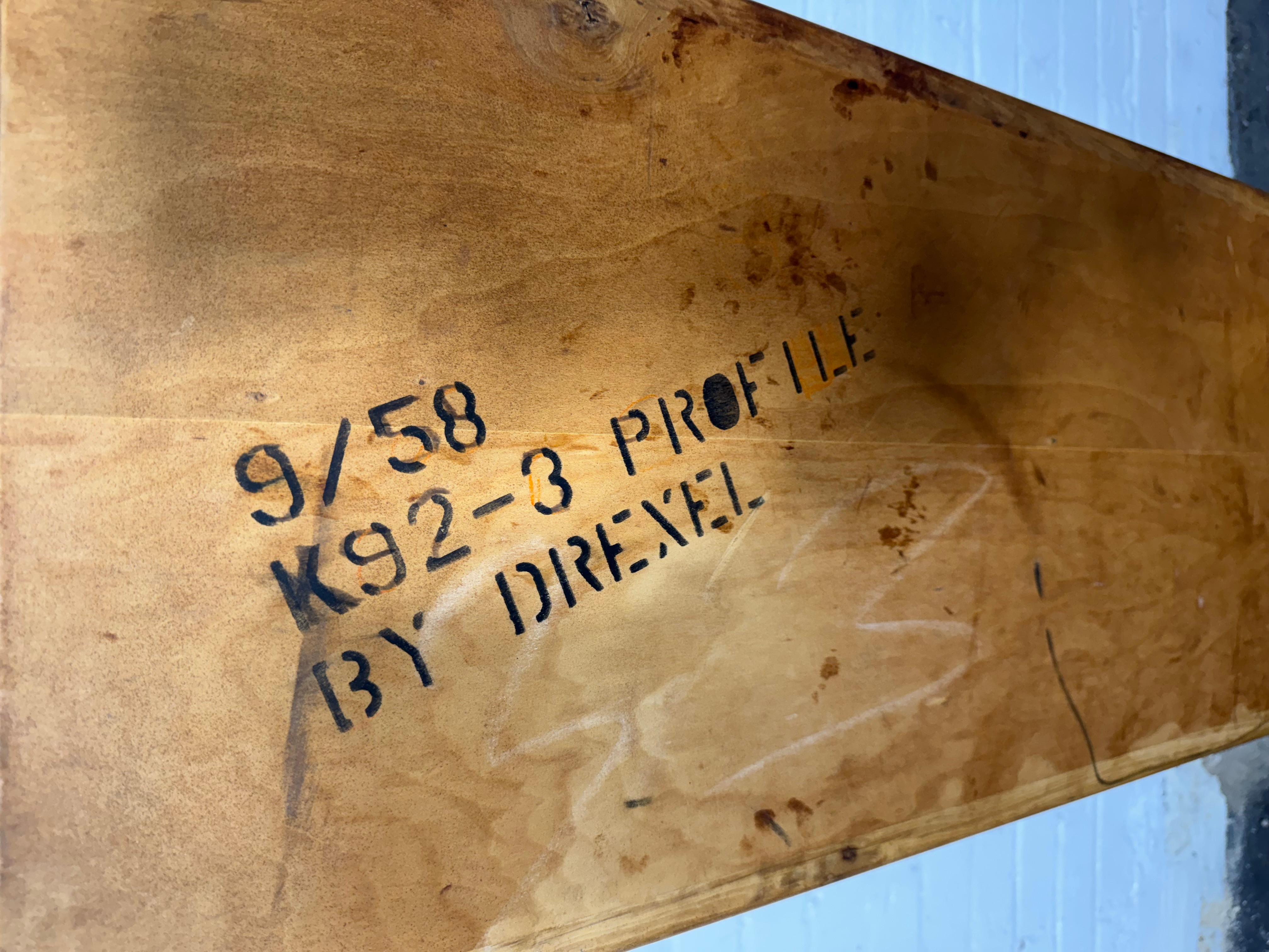 1950's Drexel Profile K92 Cocktail Coffee Table by John Van Koert For Sale 6