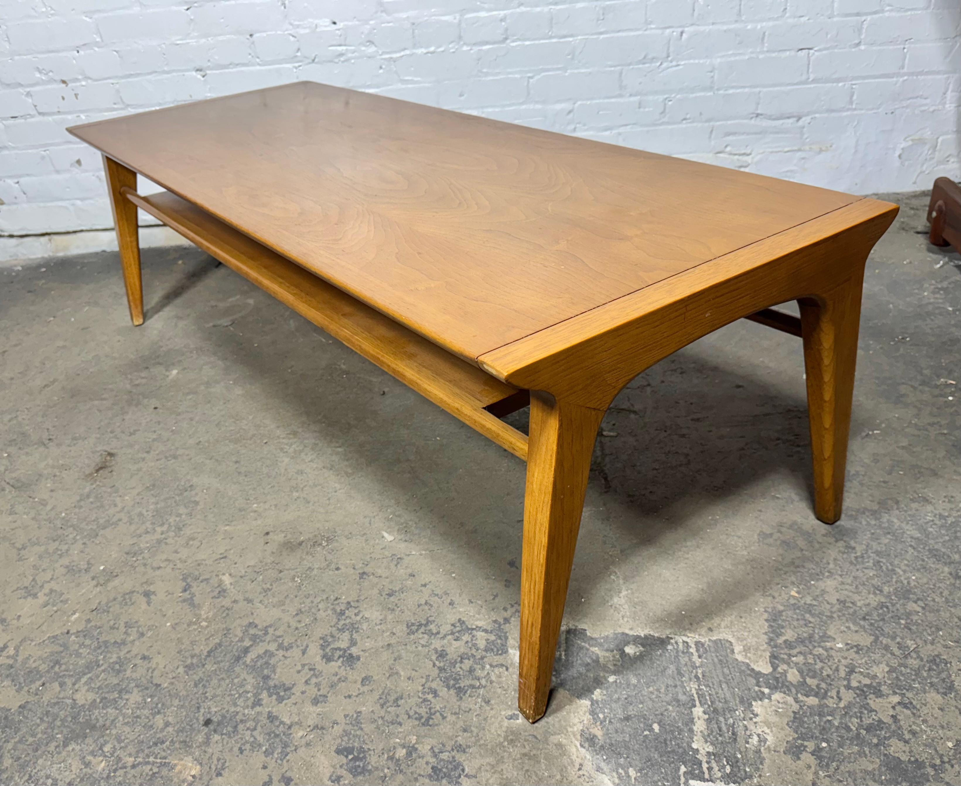 American 1950's Drexel Profile K92 Cocktail Coffee Table by John Van Koert For Sale