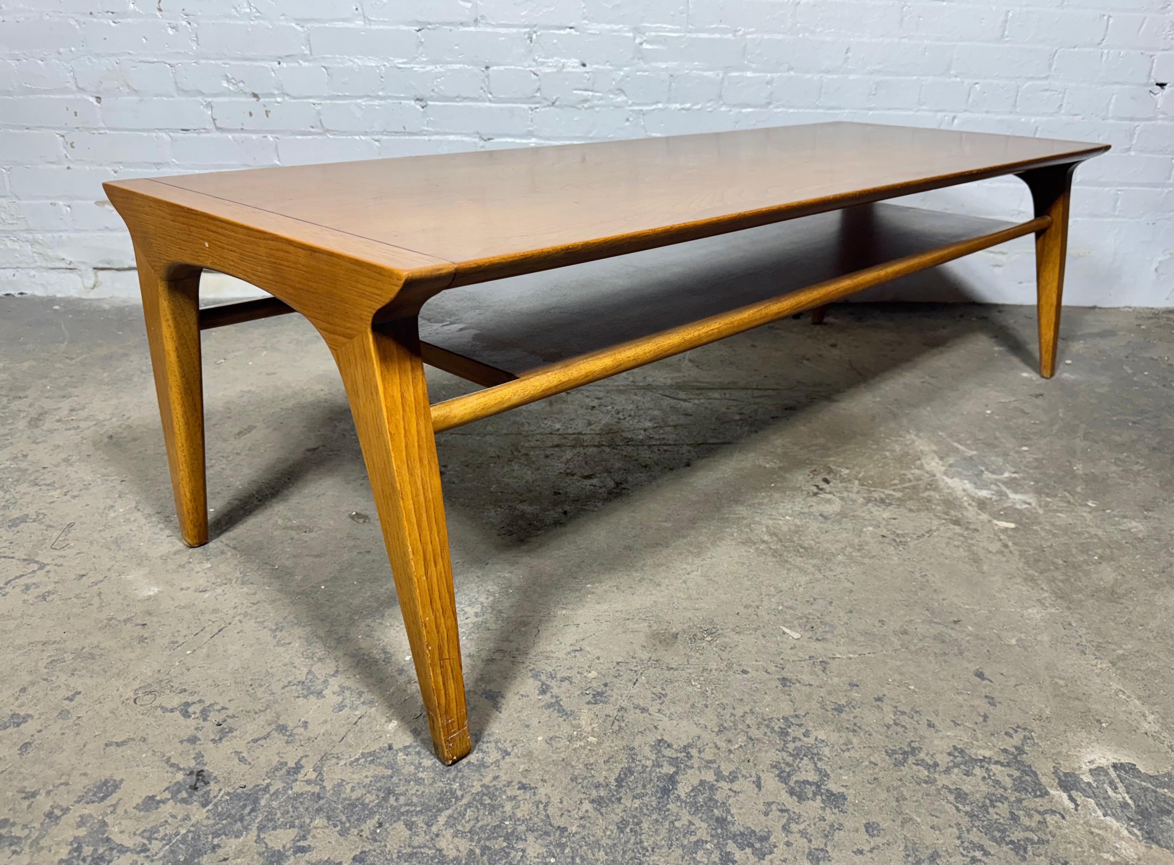 1950's Drexel Profile K92 Cocktail Coffee Table by John Van Koert For Sale 1