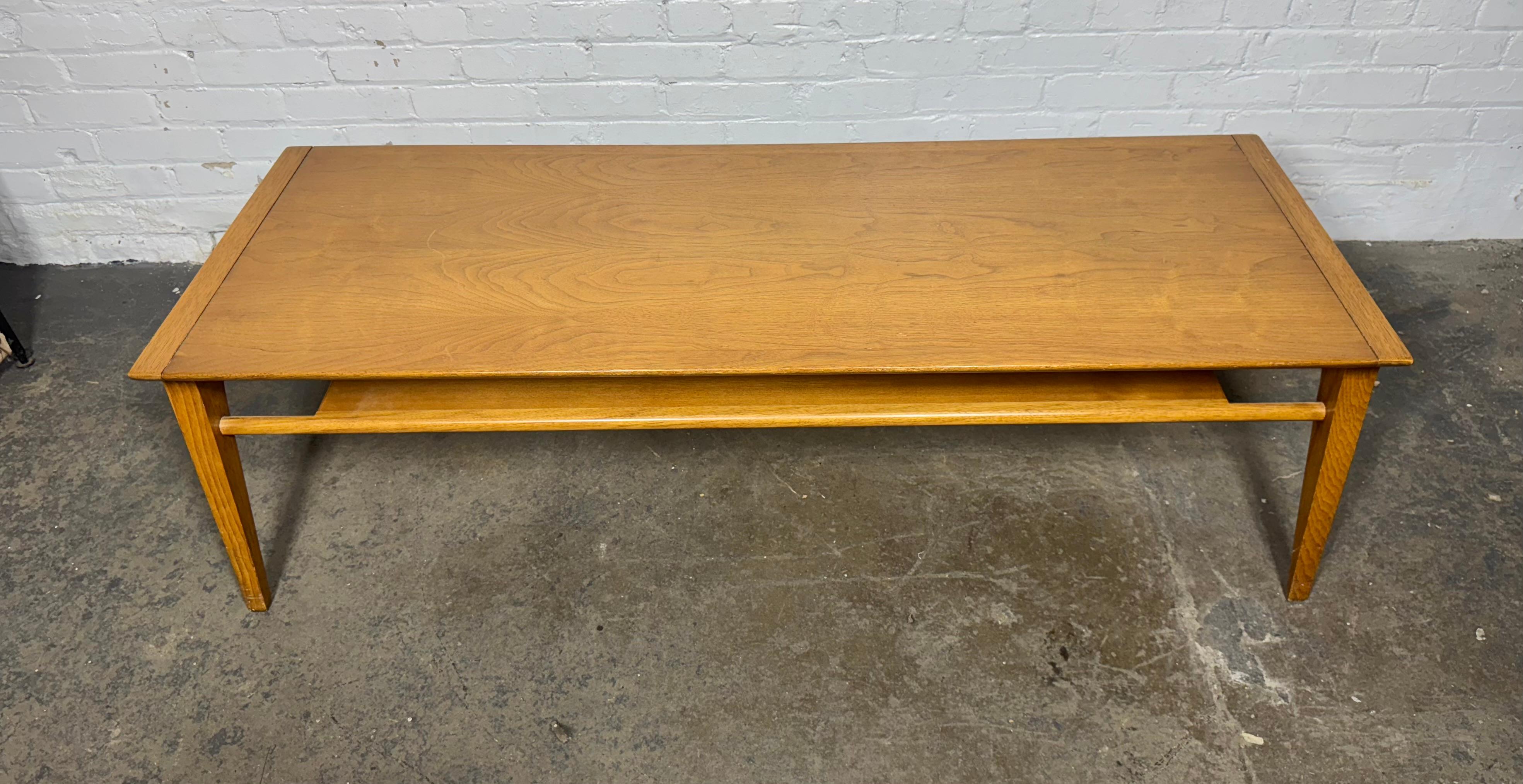 1950's Drexel Profile K92 Cocktail Coffee Table by John Van Koert For Sale 2