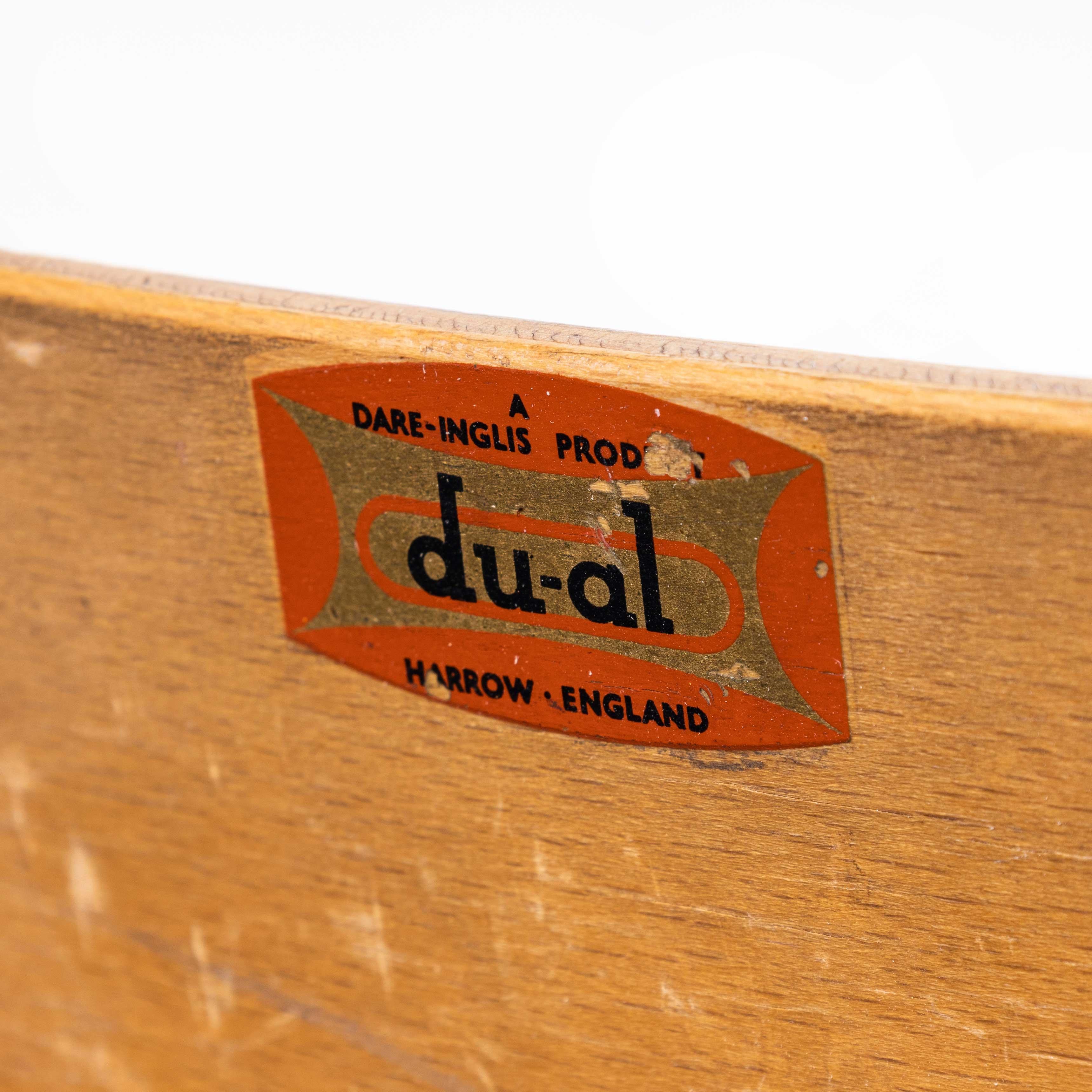 Duale graue Metall-Esszimmerstühle aus den 1950er Jahren - Satz von sechs Stühlen im Angebot 1