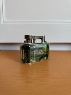 1950s Dunhill Aquarium half giant table lighter by Ben Shillingford