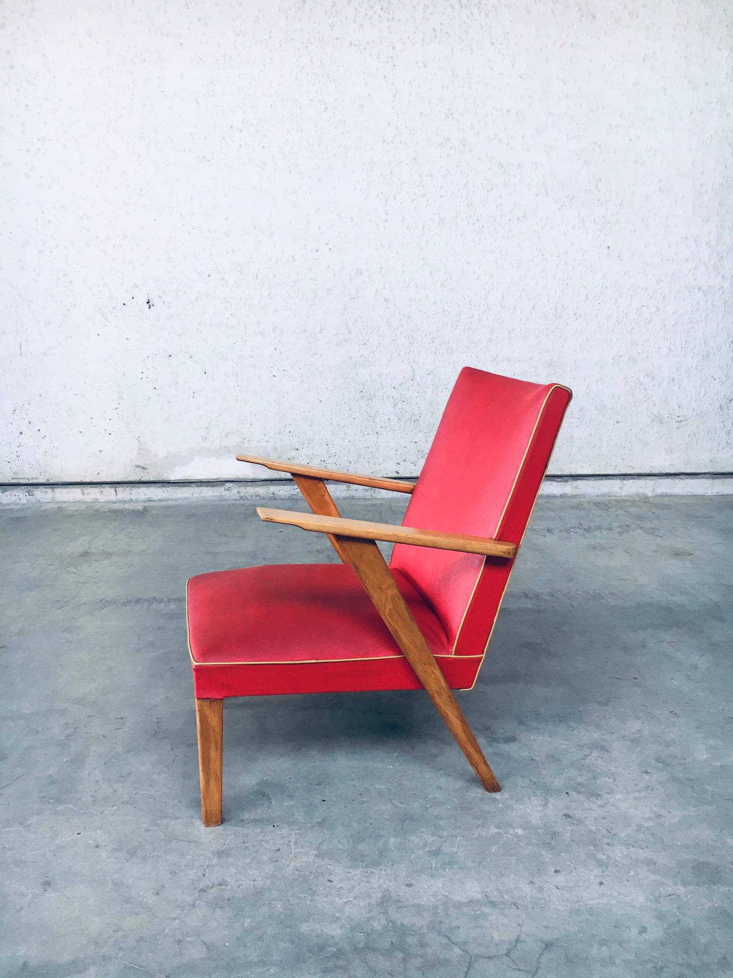 1950's Dutch Design Lounge Chair set For Sale 4