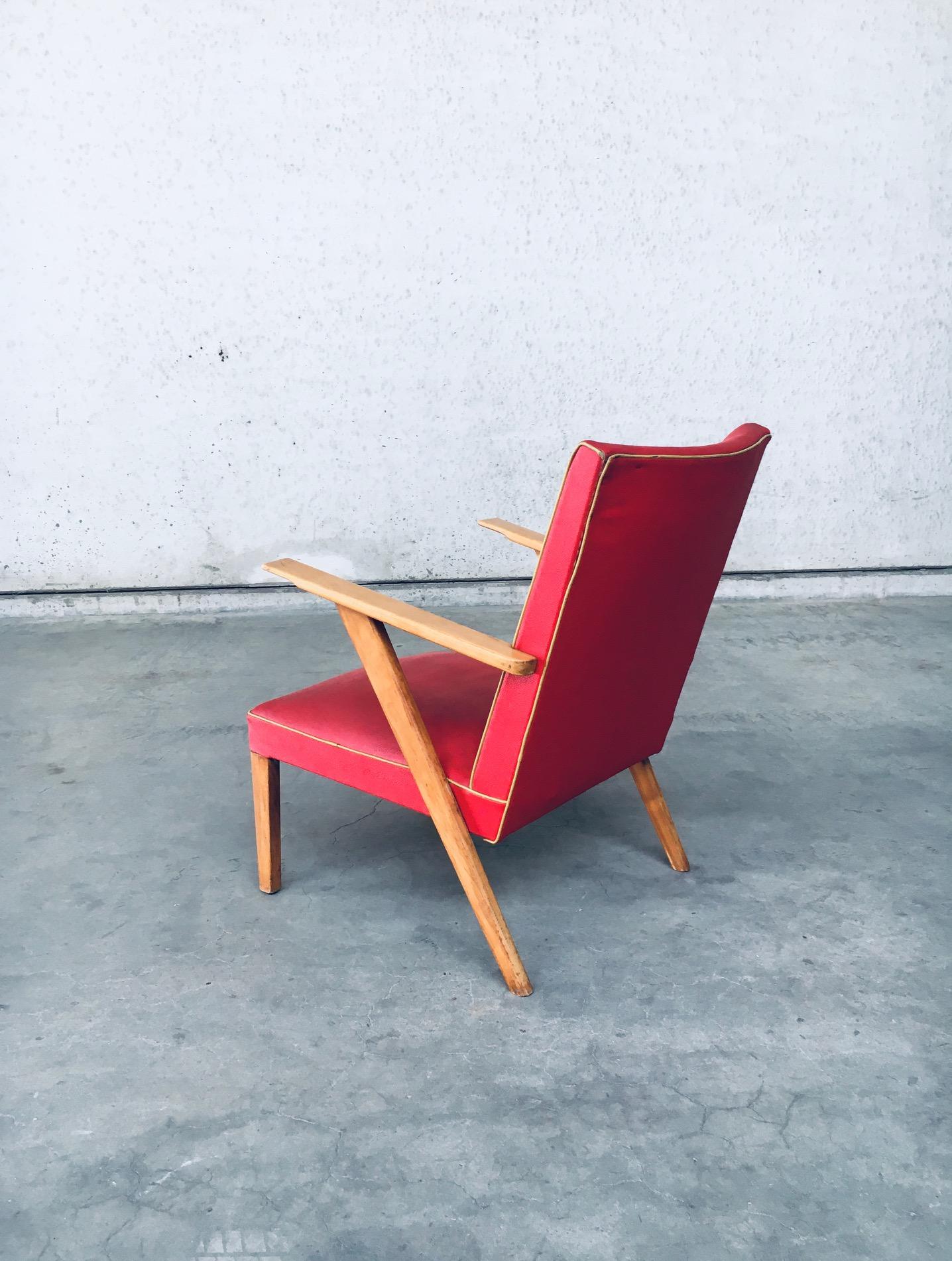 1950's Dutch Design Lounge Chair Set im Angebot 4