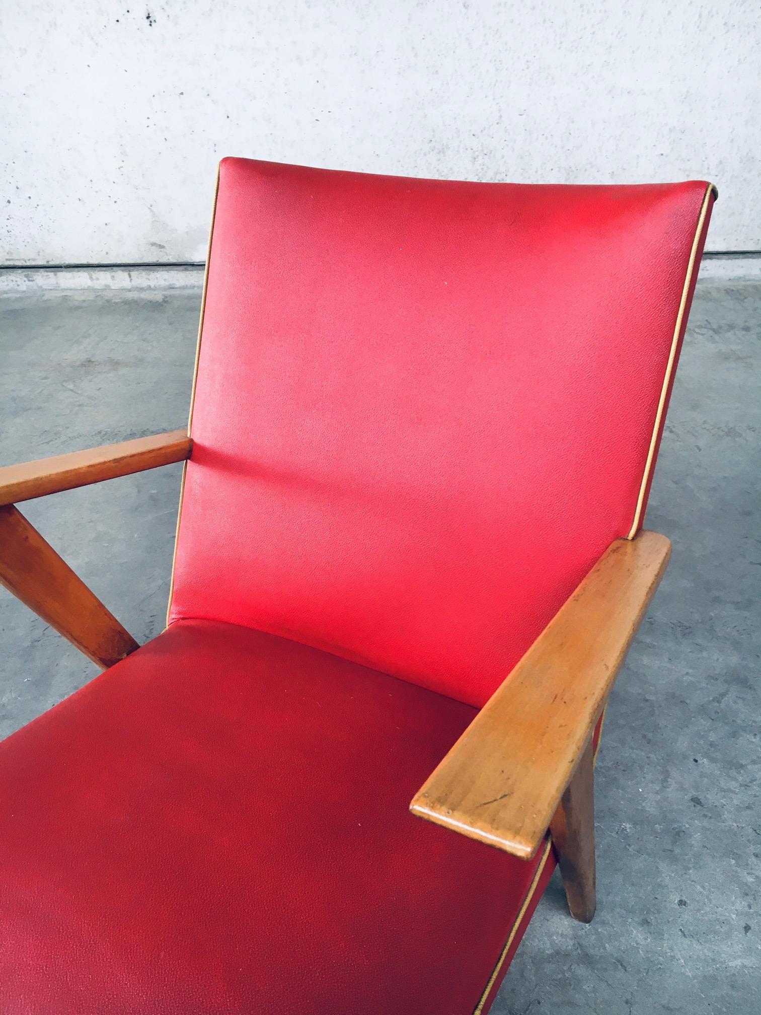 1950's Dutch Design Lounge Chair set For Sale 6