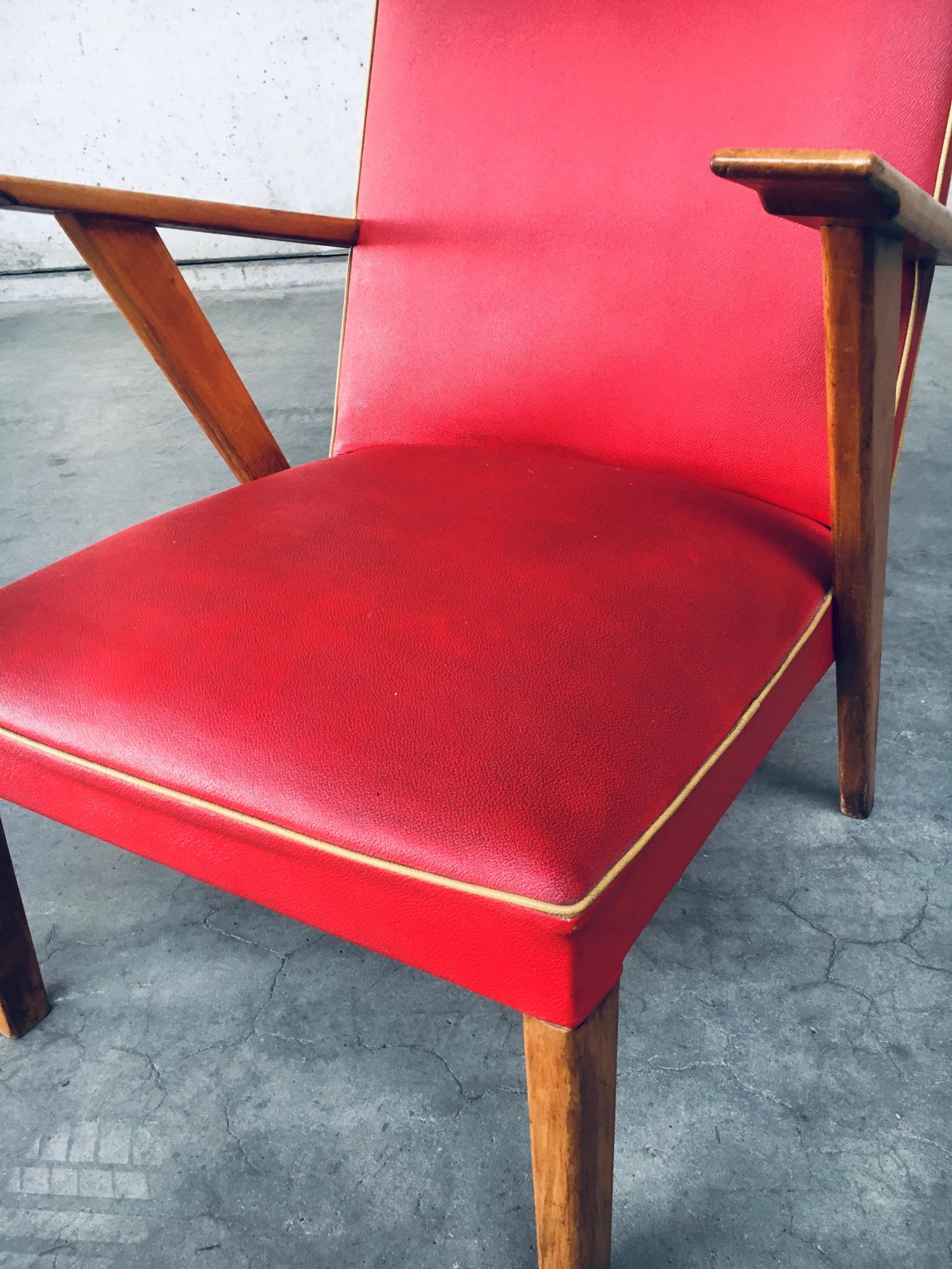 1950's Dutch Design Lounge Chair set For Sale 7