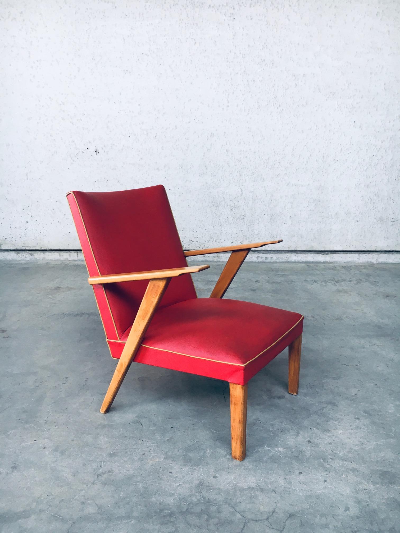 1950's Dutch Design Lounge Chair set For Sale 3