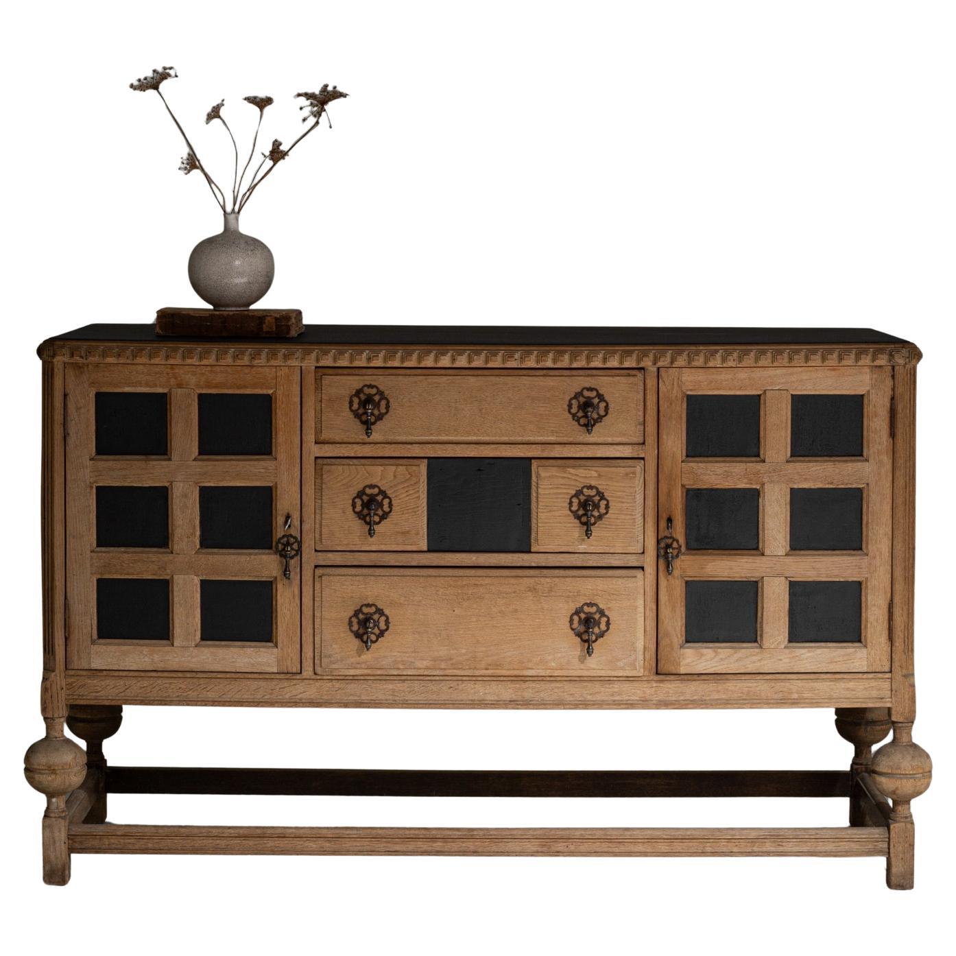 Credenza olandese anni 
50 Gescher 
Kemper Brutalist in Oak in vendita