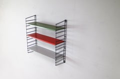 1950s Dutch Hanging Wall Shelf Unit by Tomado