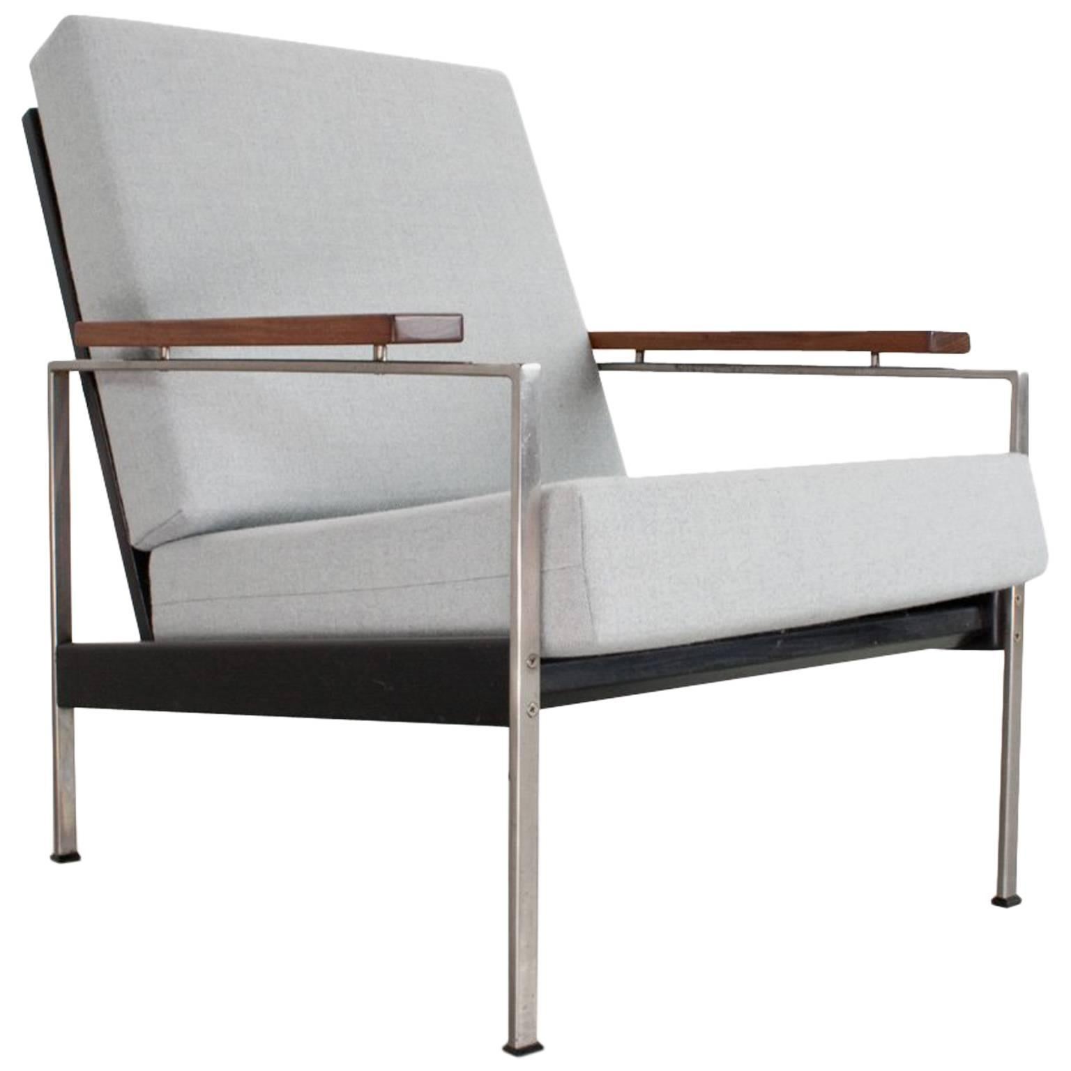 1950s Dutch Lounge Chair by Rob Parry Model Lotus, Midcentury Design
