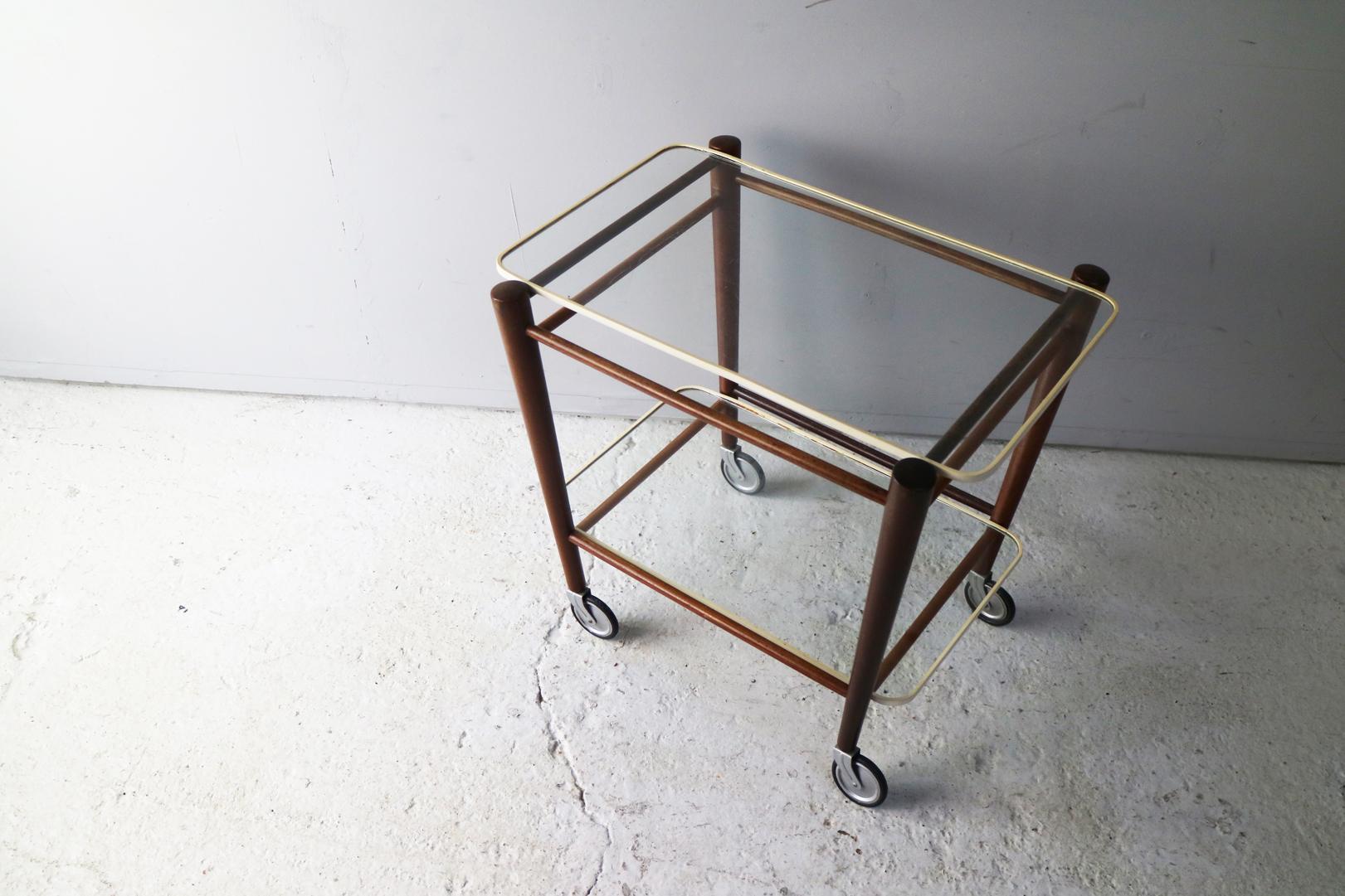1950s Dutch Serving Trolley by Cees Braakman for Pastoe In Good Condition For Sale In London, GB