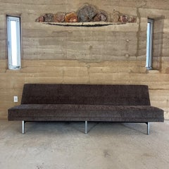 1950s Modern Gray Sofa George Nelson Herman Miller New Upholstery