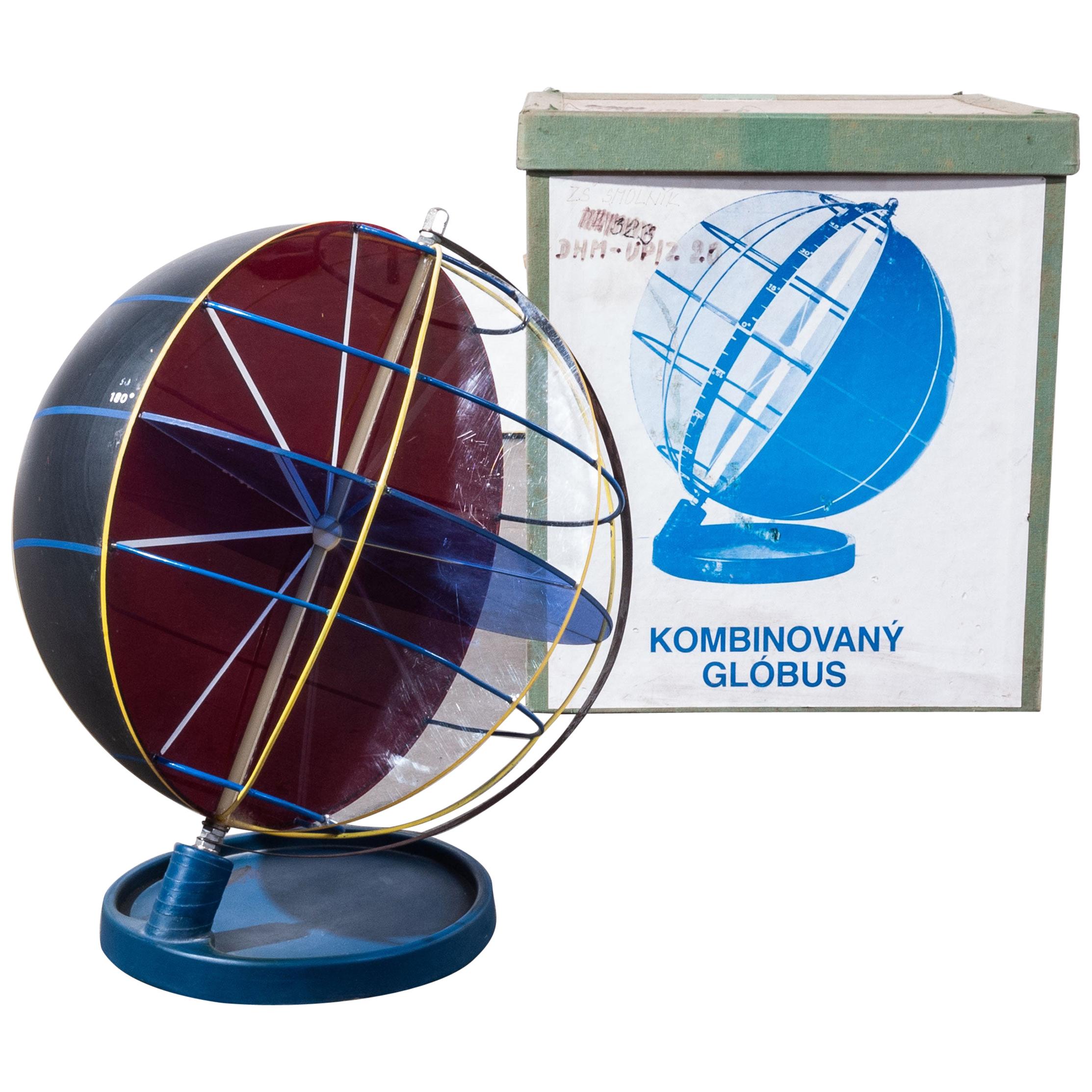 1950s Earth Cross Sectional Teaching Globe