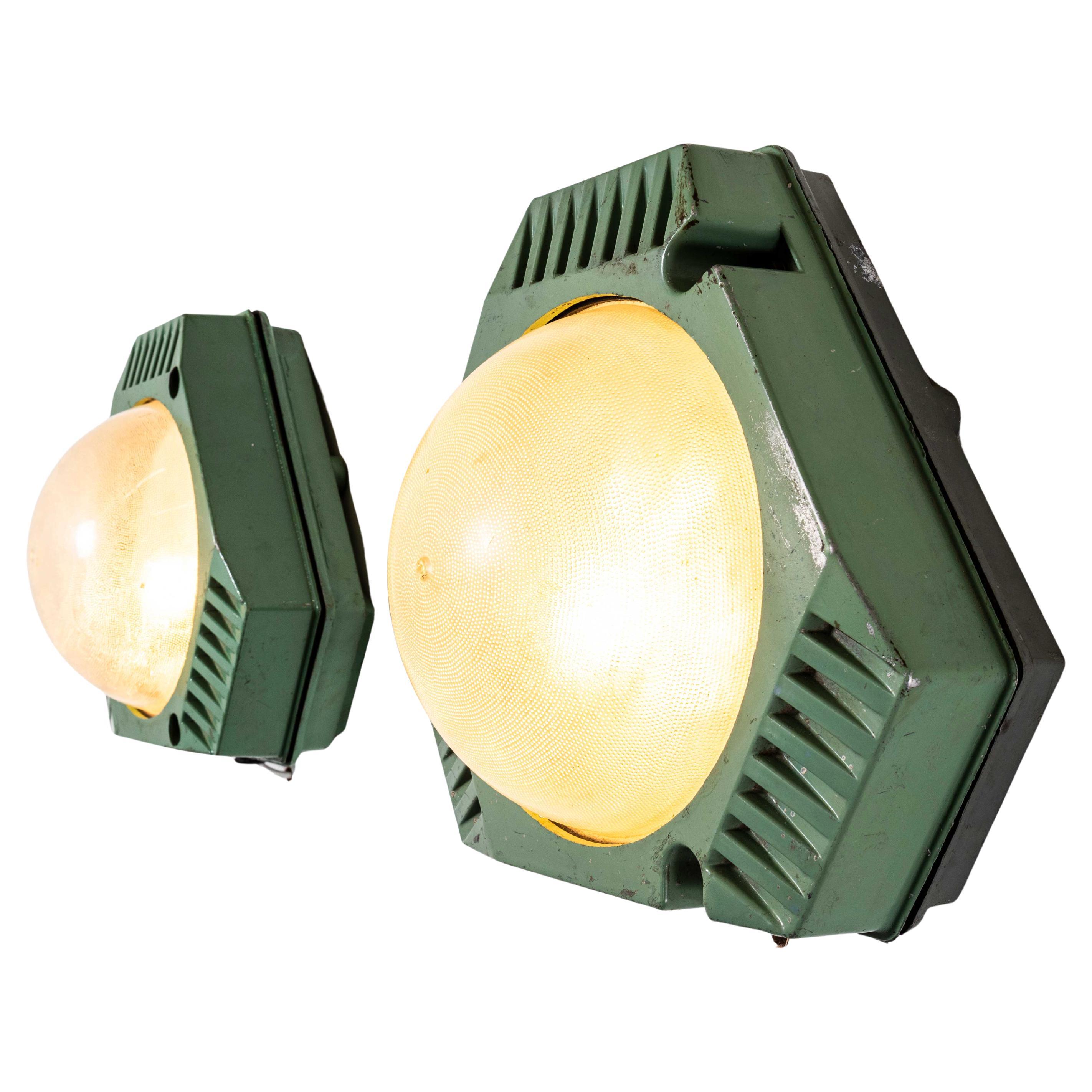 1950's Eastern European Wall Lamps - Pair For Sale