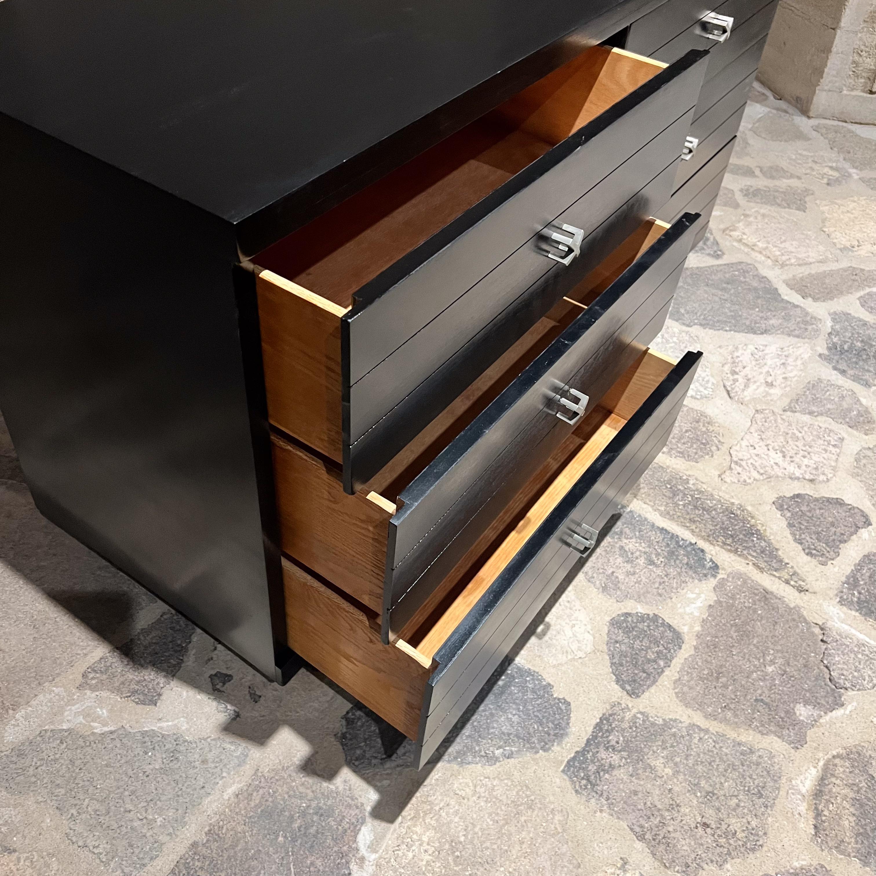 1950s Ebonized Dresser attributed to Paul Frankl For Sale 7