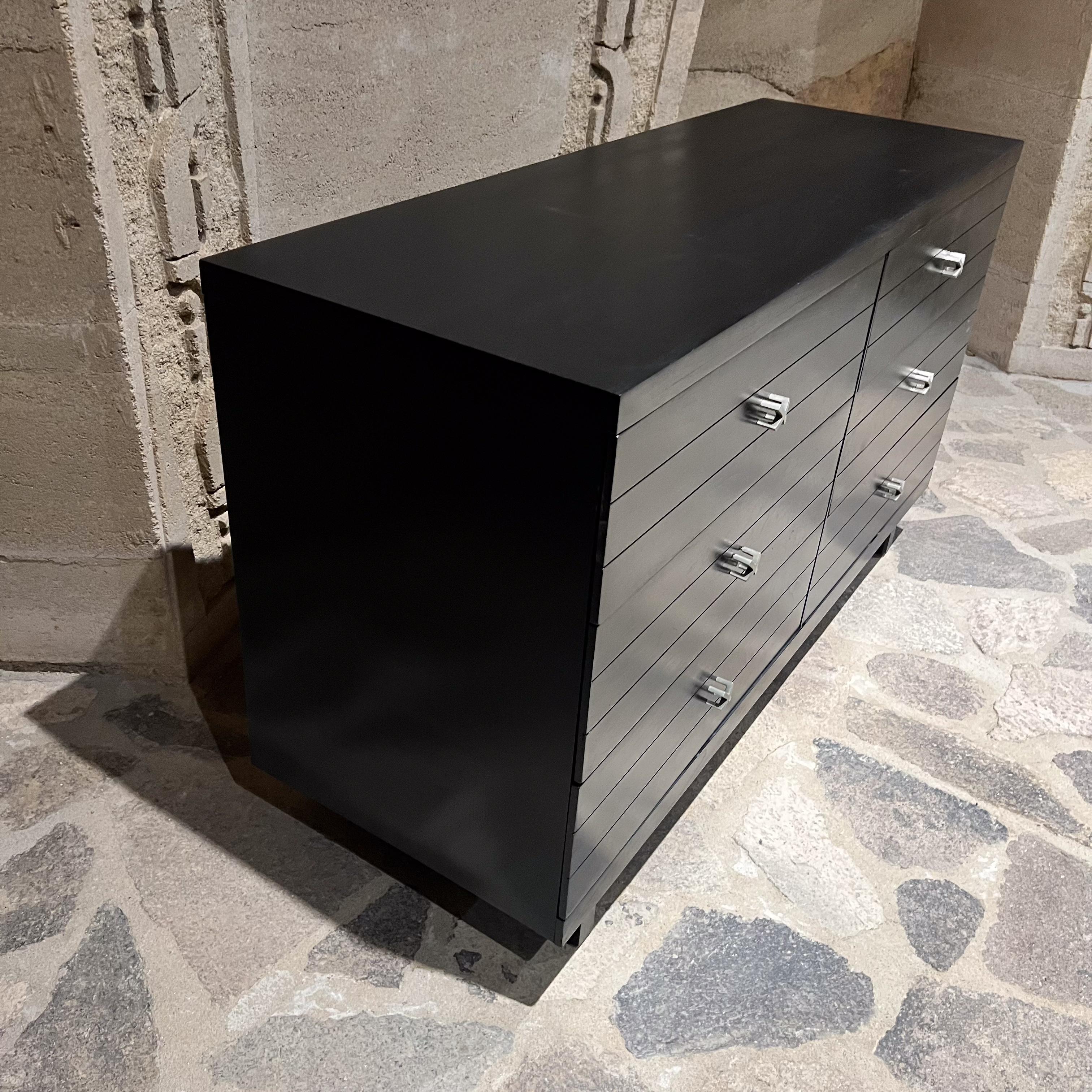 20th Century 1950s Ebonized Dresser attributed to Paul Frankl For Sale