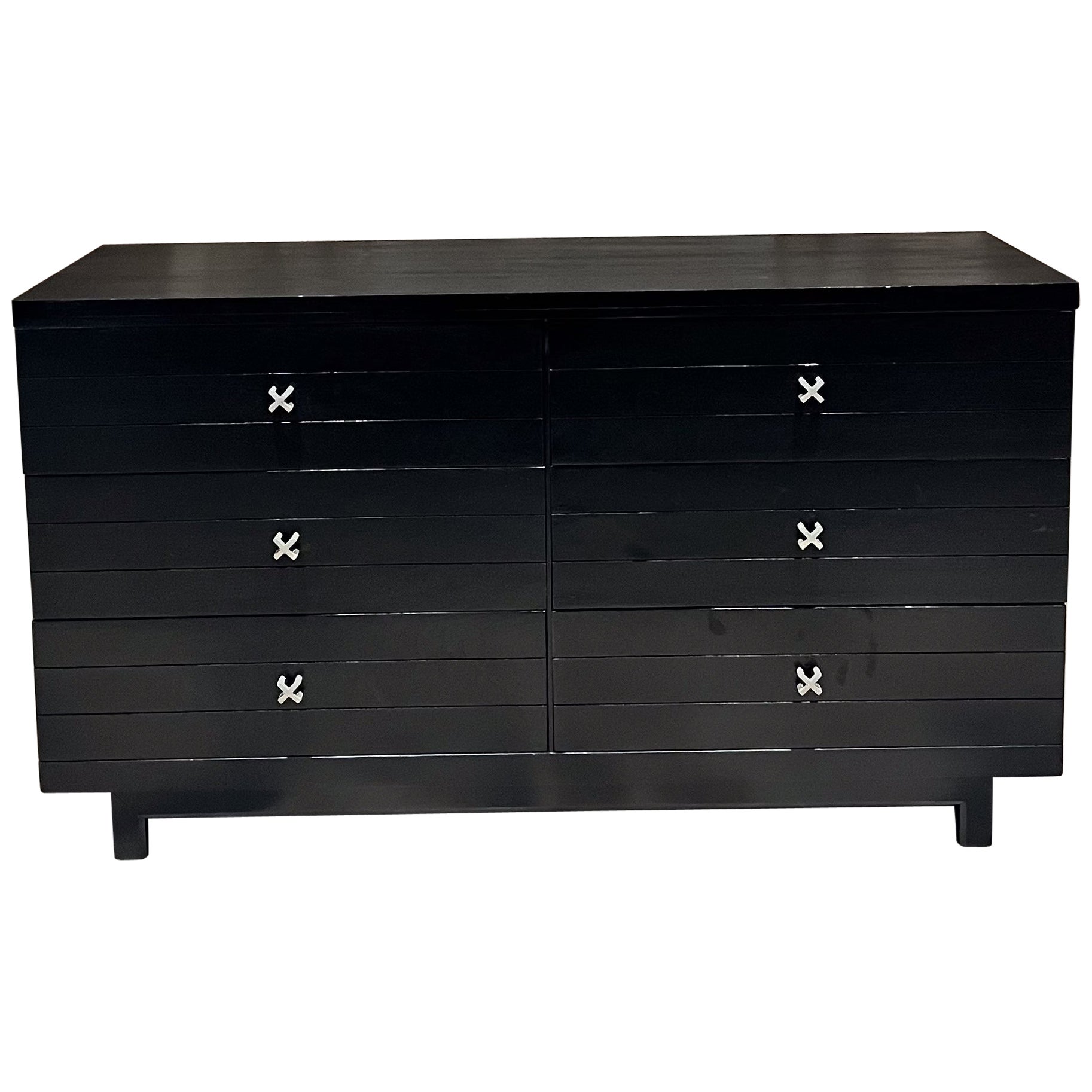 1950s Ebonized Dresser attributed to Paul Frankl