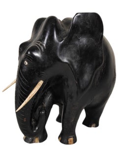 Elefante de ébano de los años 50, siglo XX
