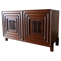 1950er Edmond Spence Mahagoni-Credenza für Industria Meublera Mexikanische Modernität