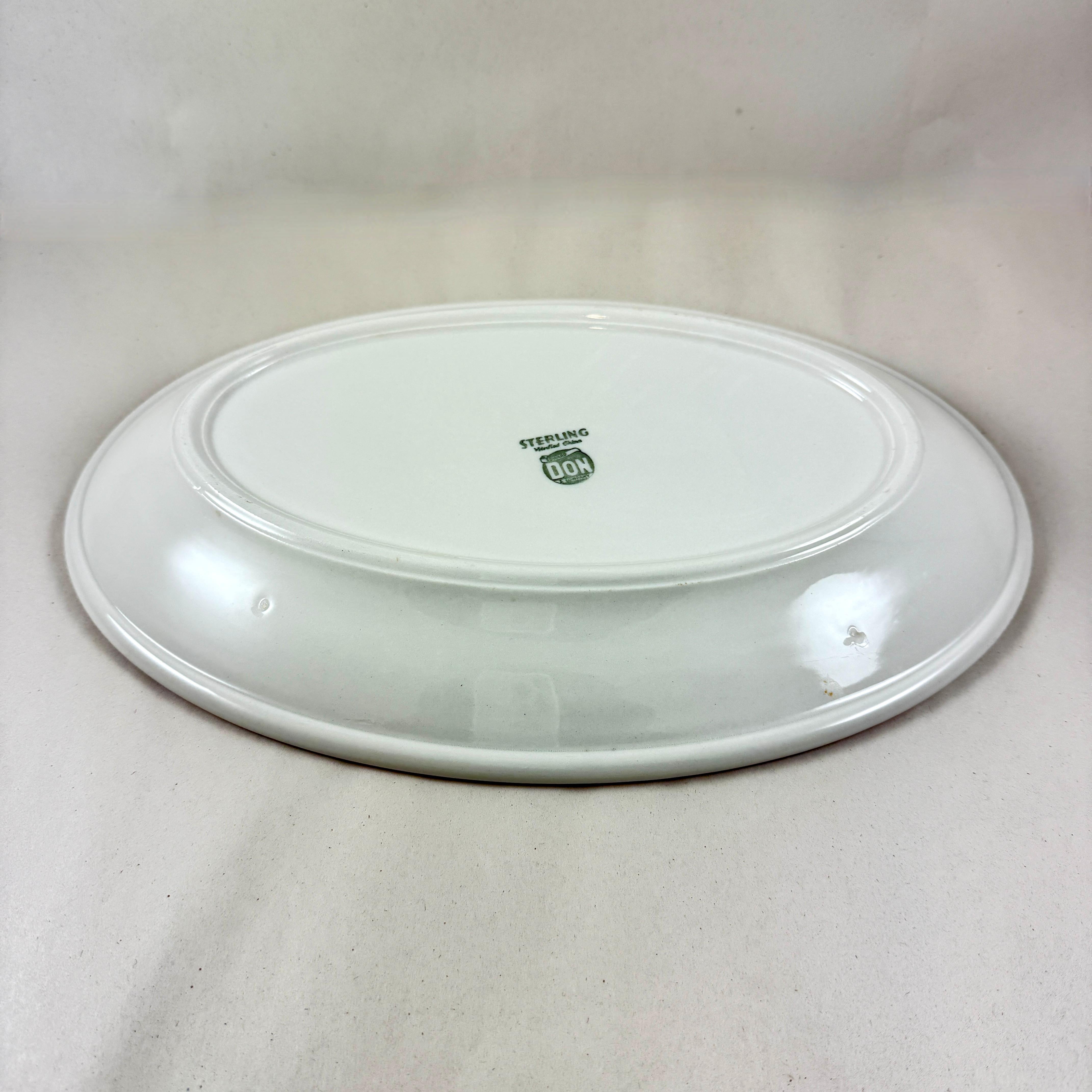 Edward Don & Co., 1950er Jahre. Sterling China Restaurant Ware Hummerteller - 4er-Set im Angebot 4