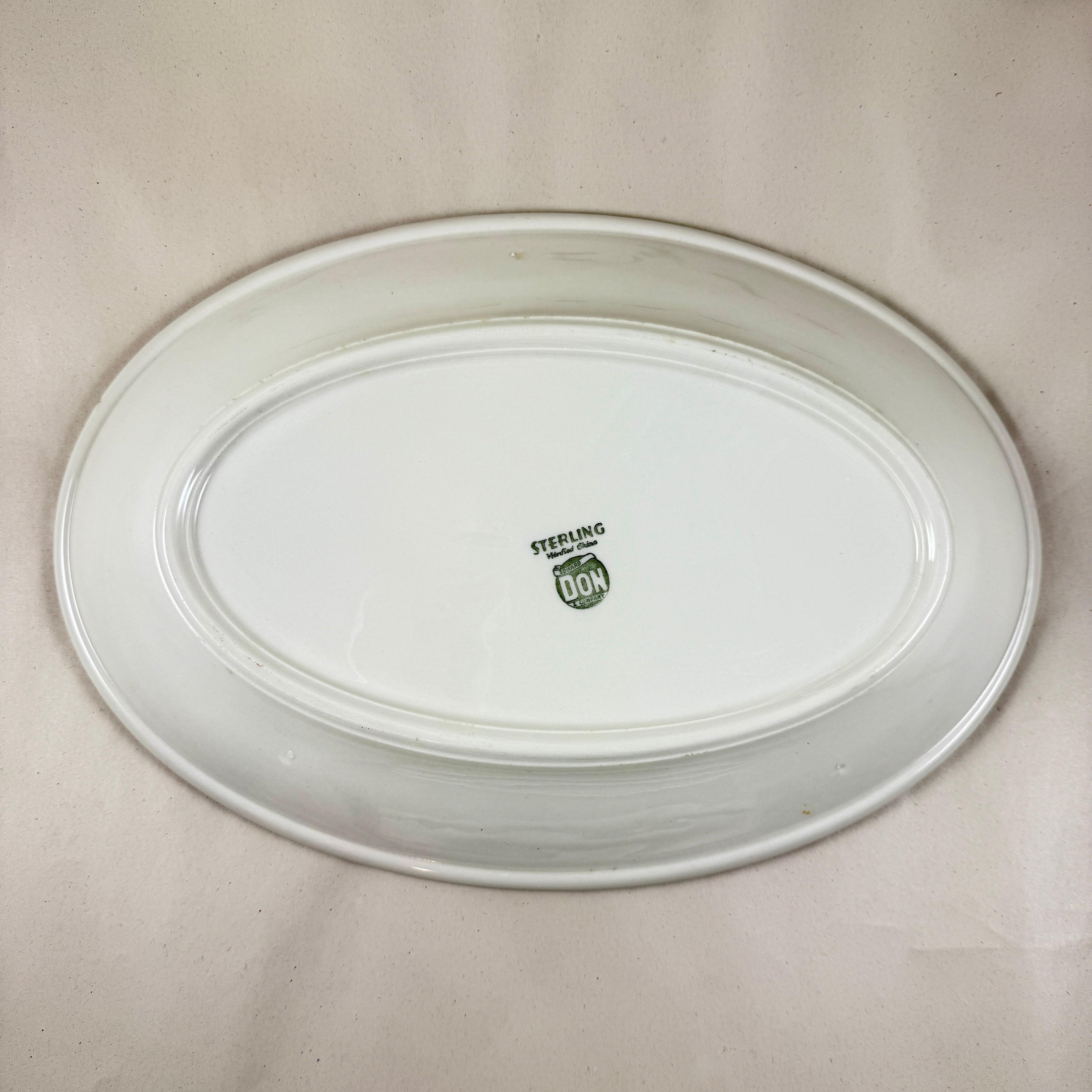 Edward Don & Co., 1950er Jahre. Sterling China Restaurant Ware Hummerteller - 4er-Set im Angebot 5