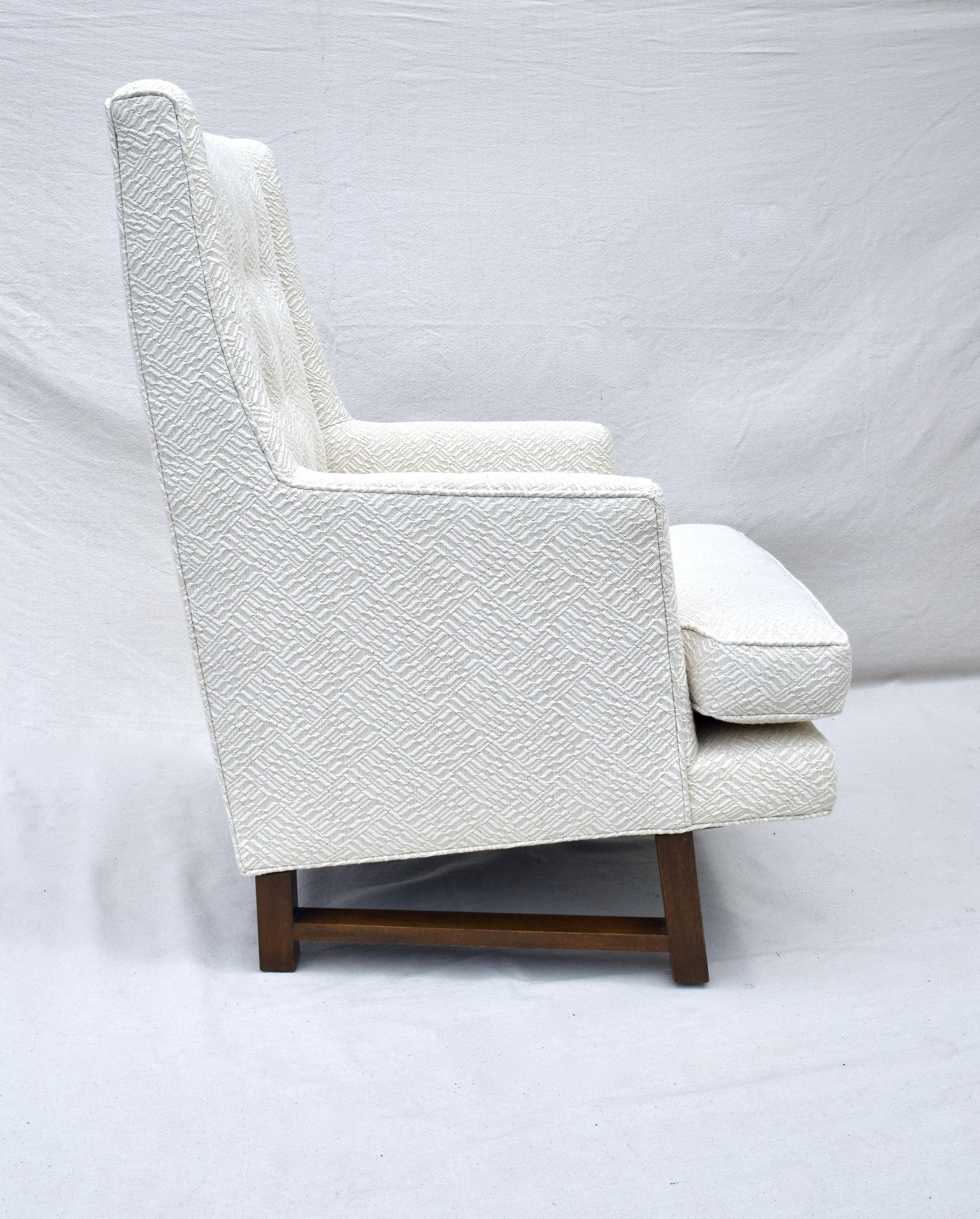 Mid-Century Modern 1950's Edward Wormley Dunbar Lounge Chair For Sale