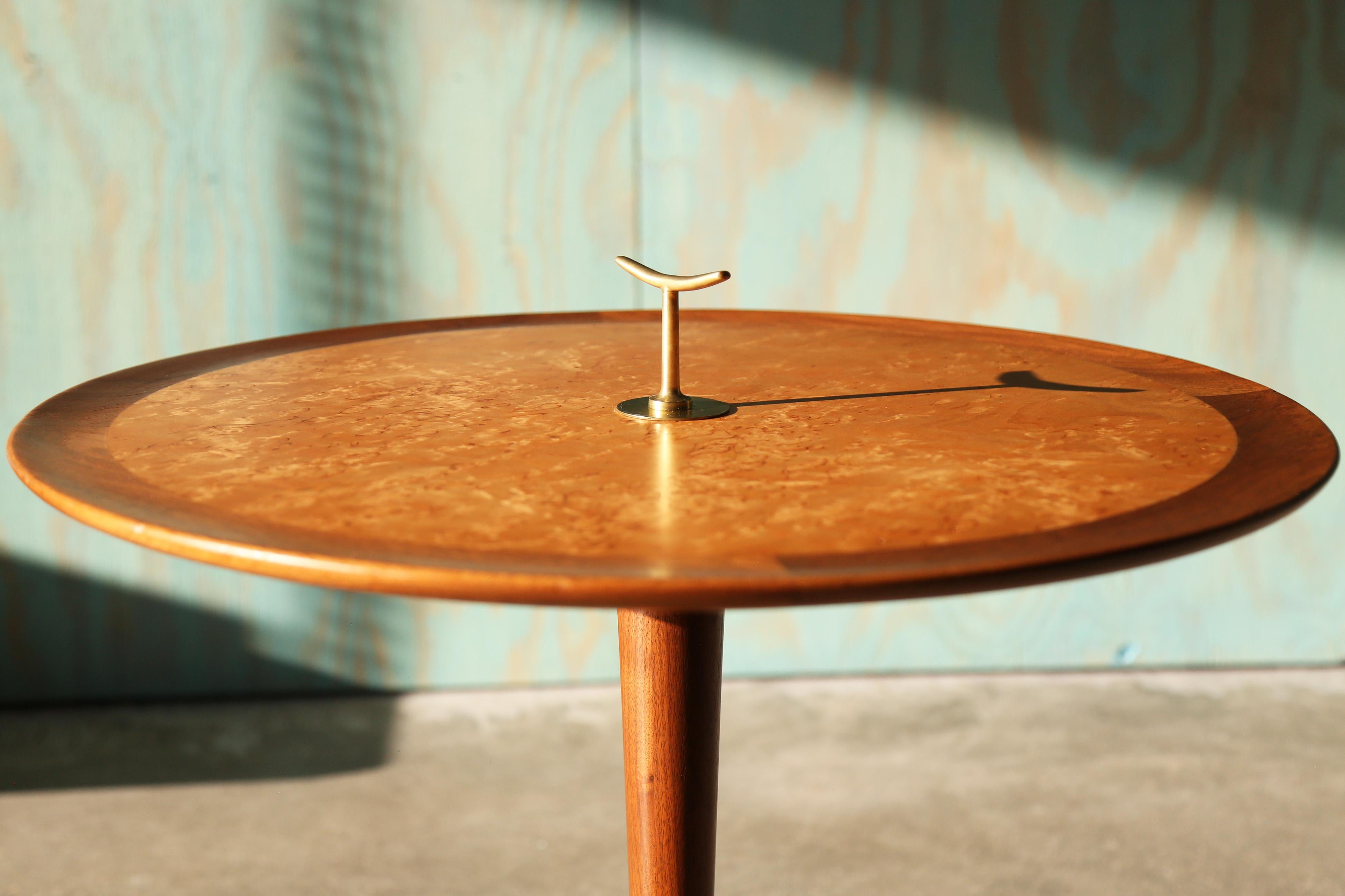 Mid-20th Century 1950s Edward Wormley for Dunbar Snack Table Model 4856 Mid Century Modern For Sale