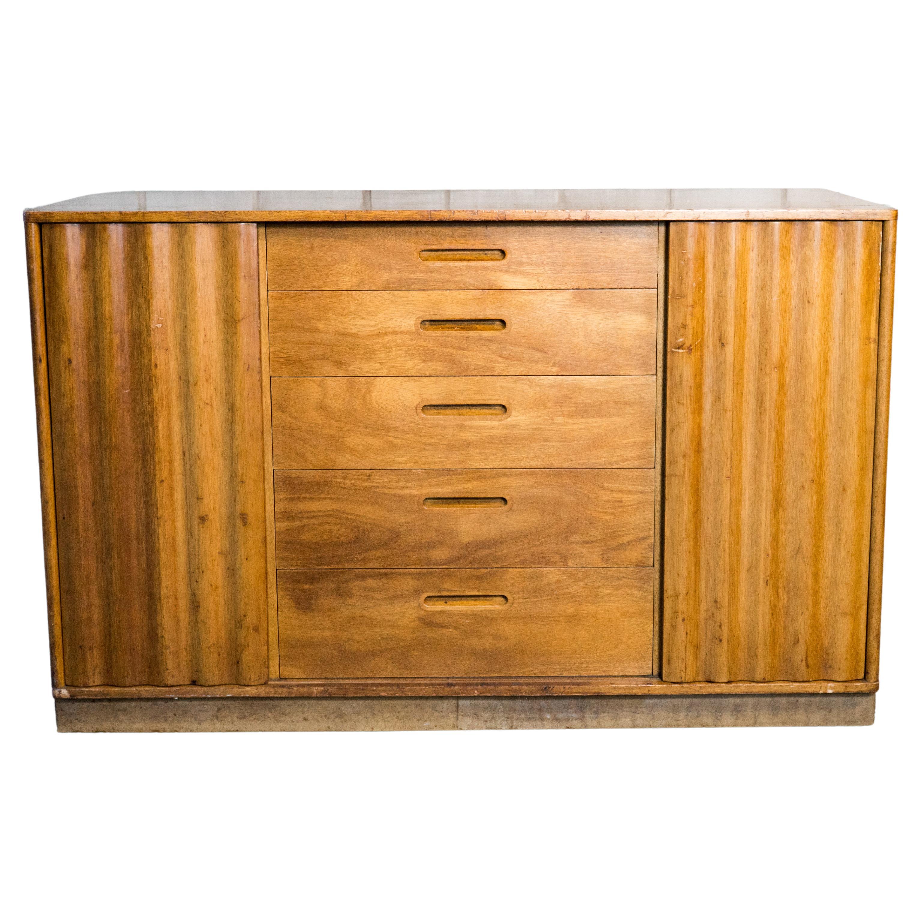 1950s Edward Wormley for Dunbar Wave Credenza For Sale