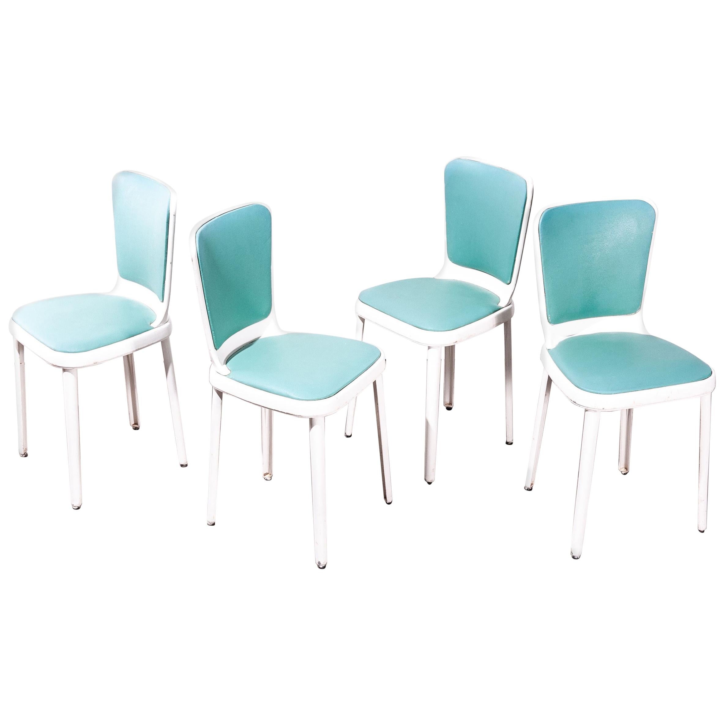 Midcentury 1950s Australian Atomic Age Set of Four Dining Chairs For